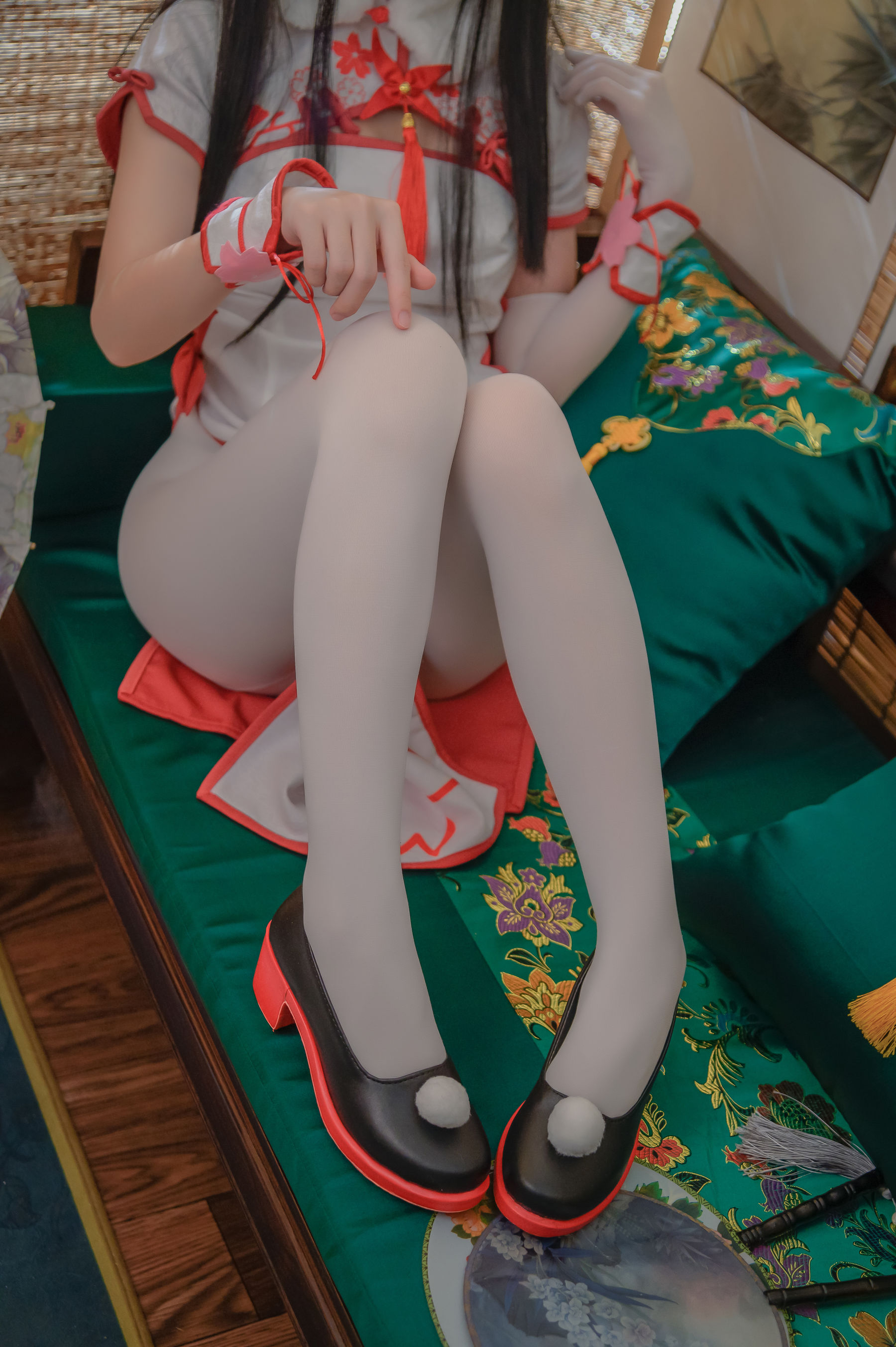 超人气Coser鳗鱼霏儿 碧蓝华裳 夕暮