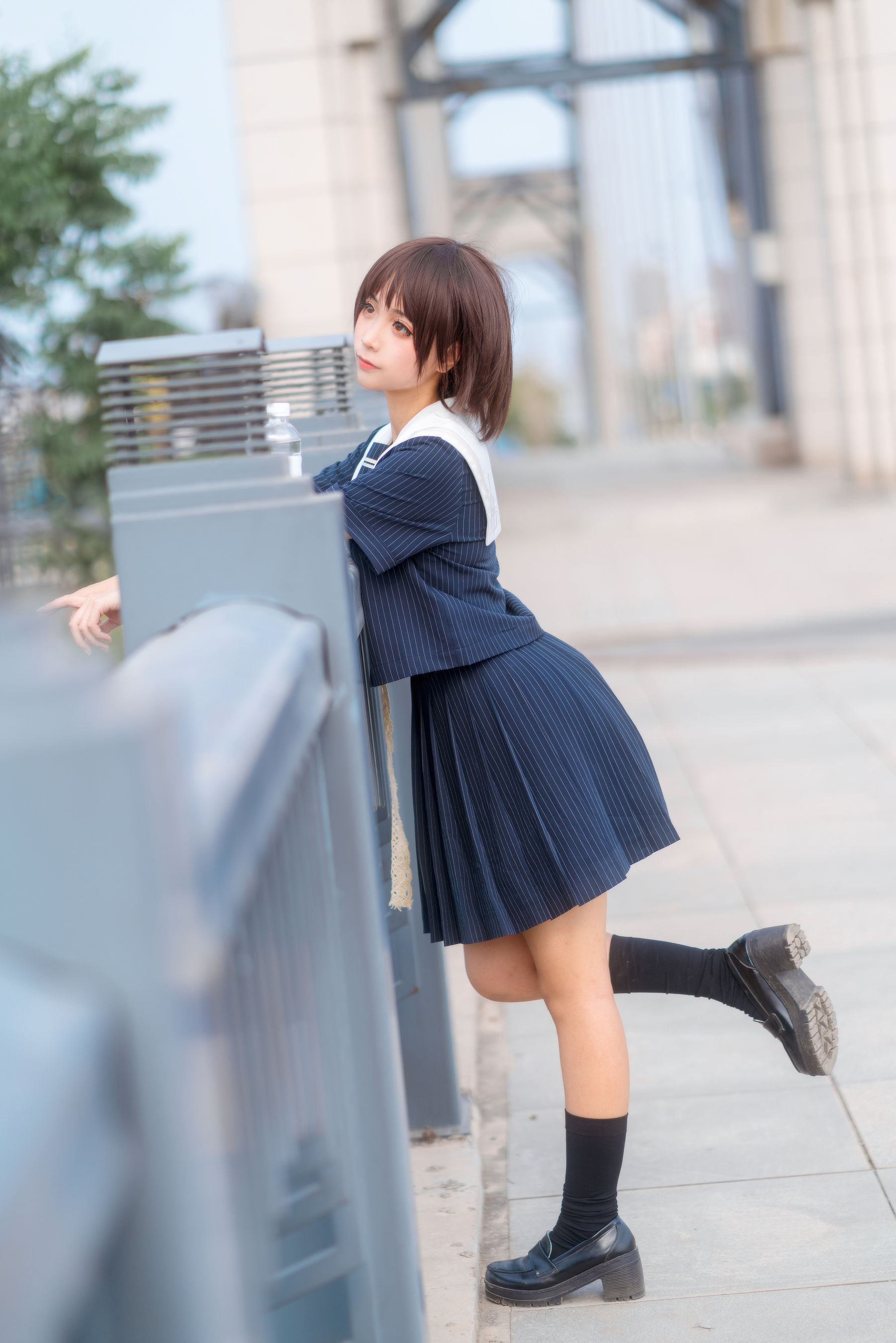 动漫博主蠢沫沫 JK制服