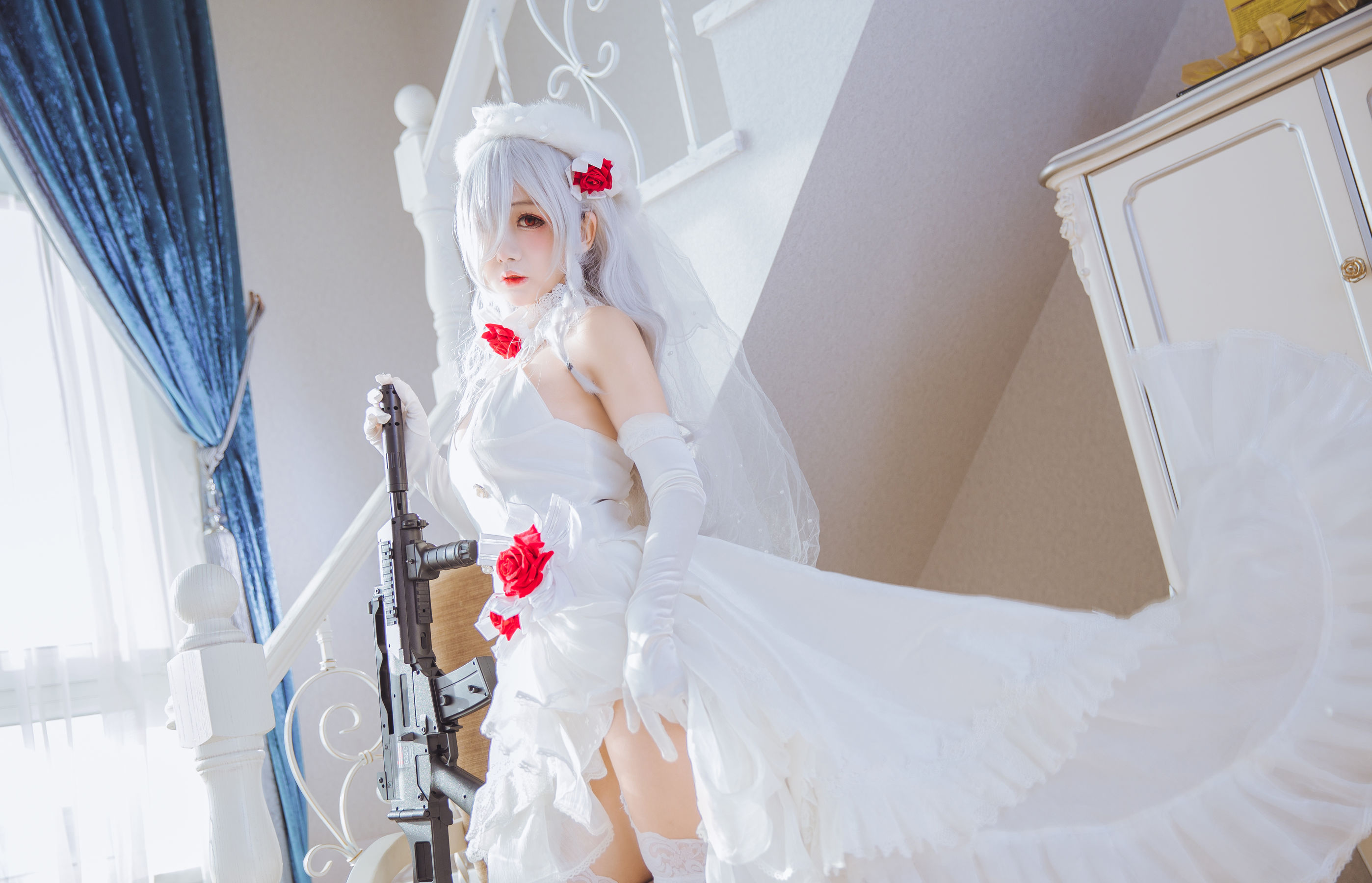Cosplay日奈娇 g36c 礼服