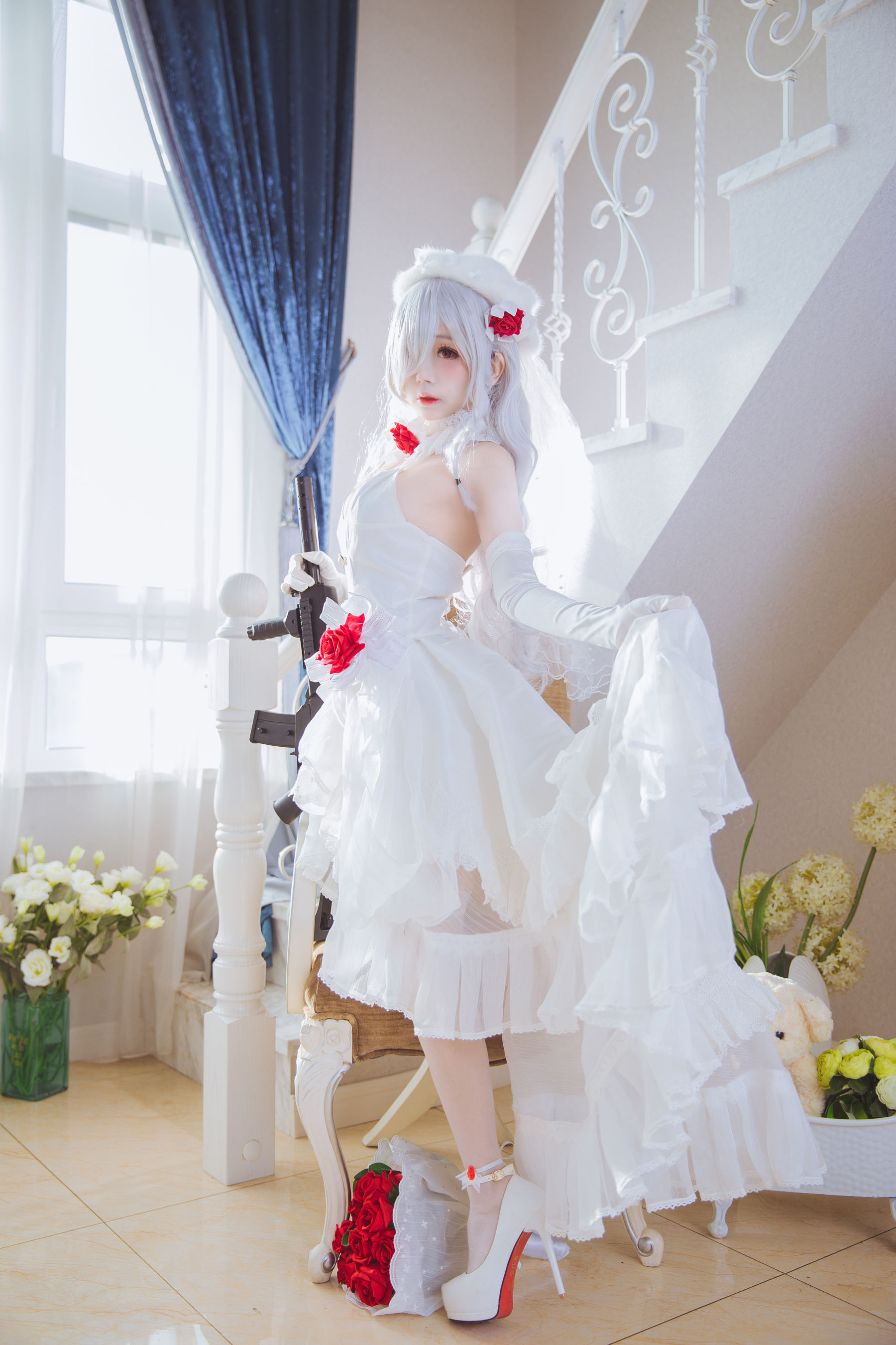 Cosplay日奈娇 g36c 礼服