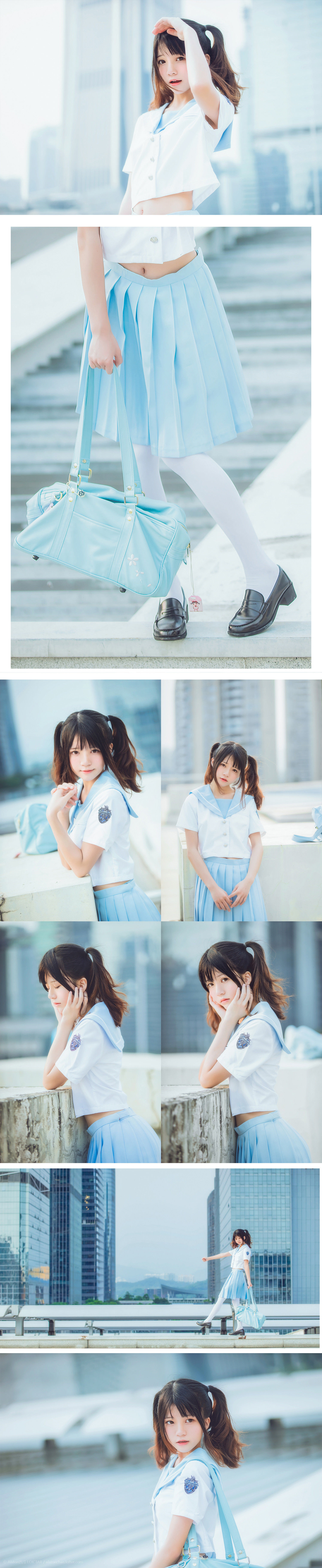 桜桃喵 穿制服的样子