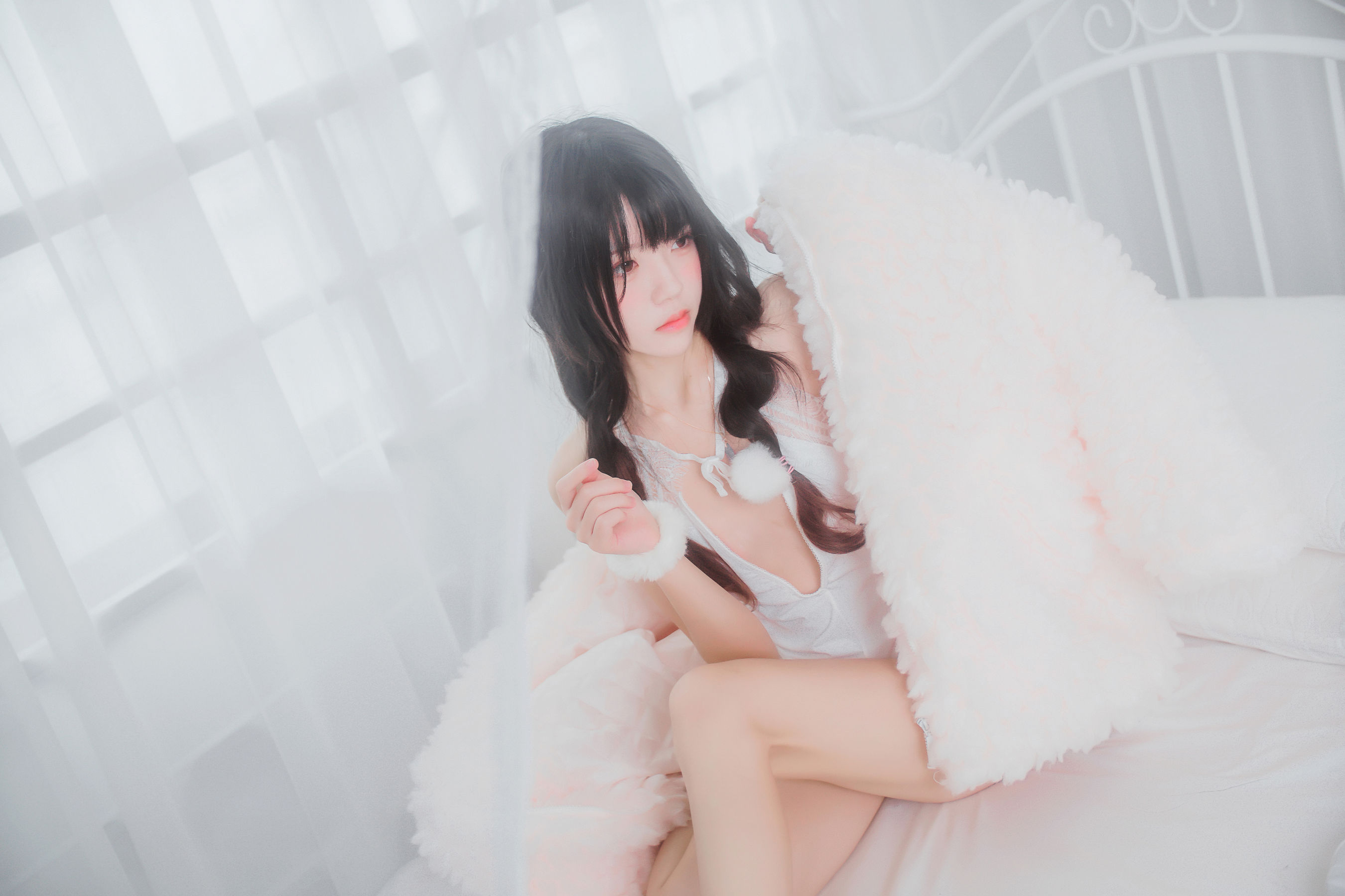 桜桃喵 冬眠系列 纯白私房