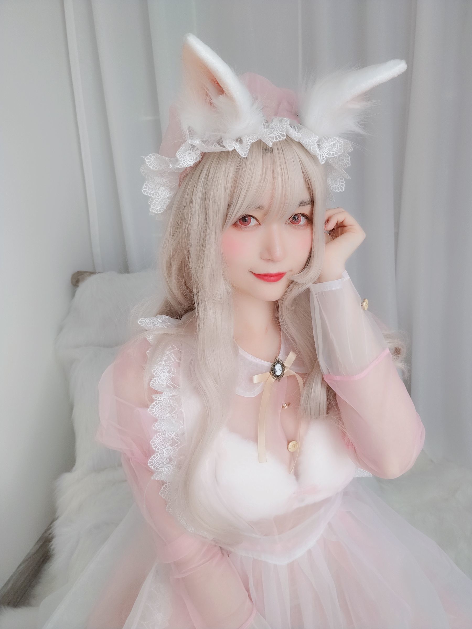 Coser小姐姐白银 女仆小兔子