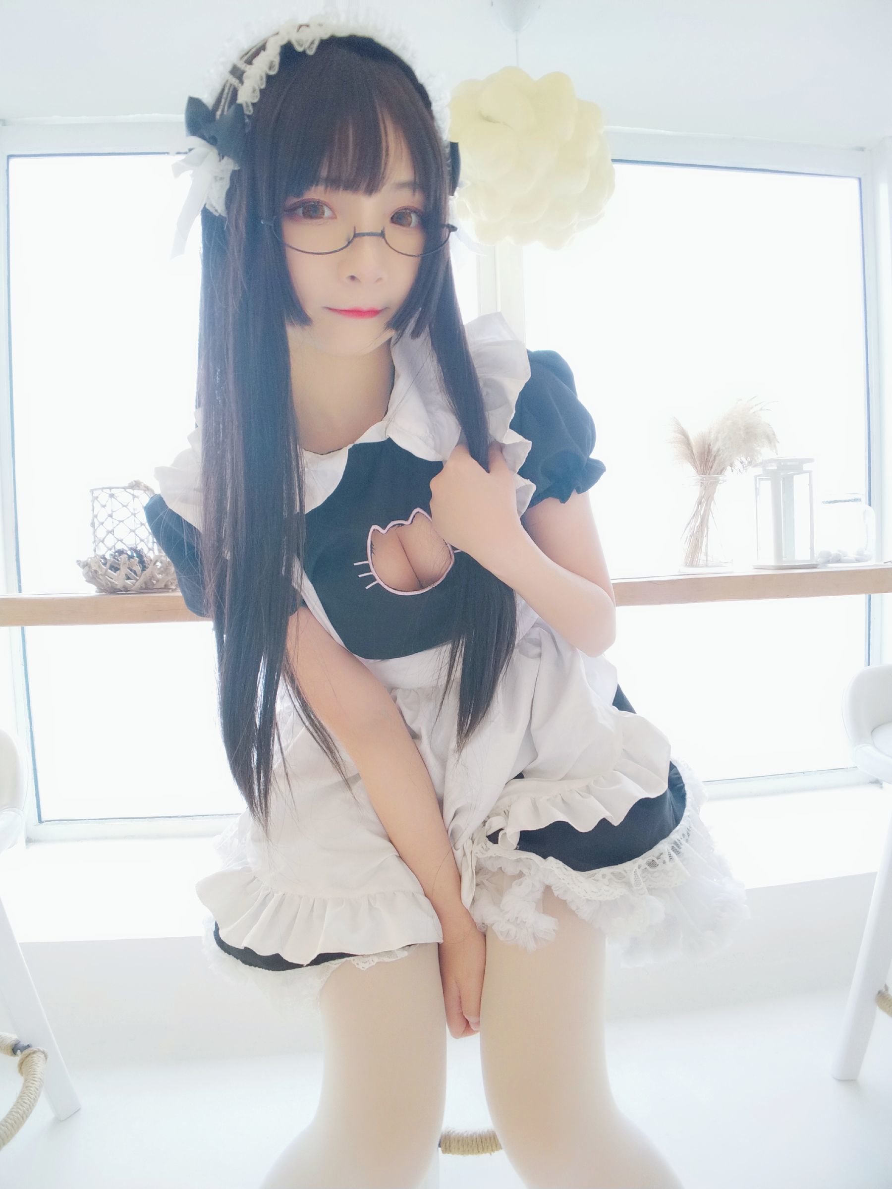 二次元美女古川kagura 黑白女仆