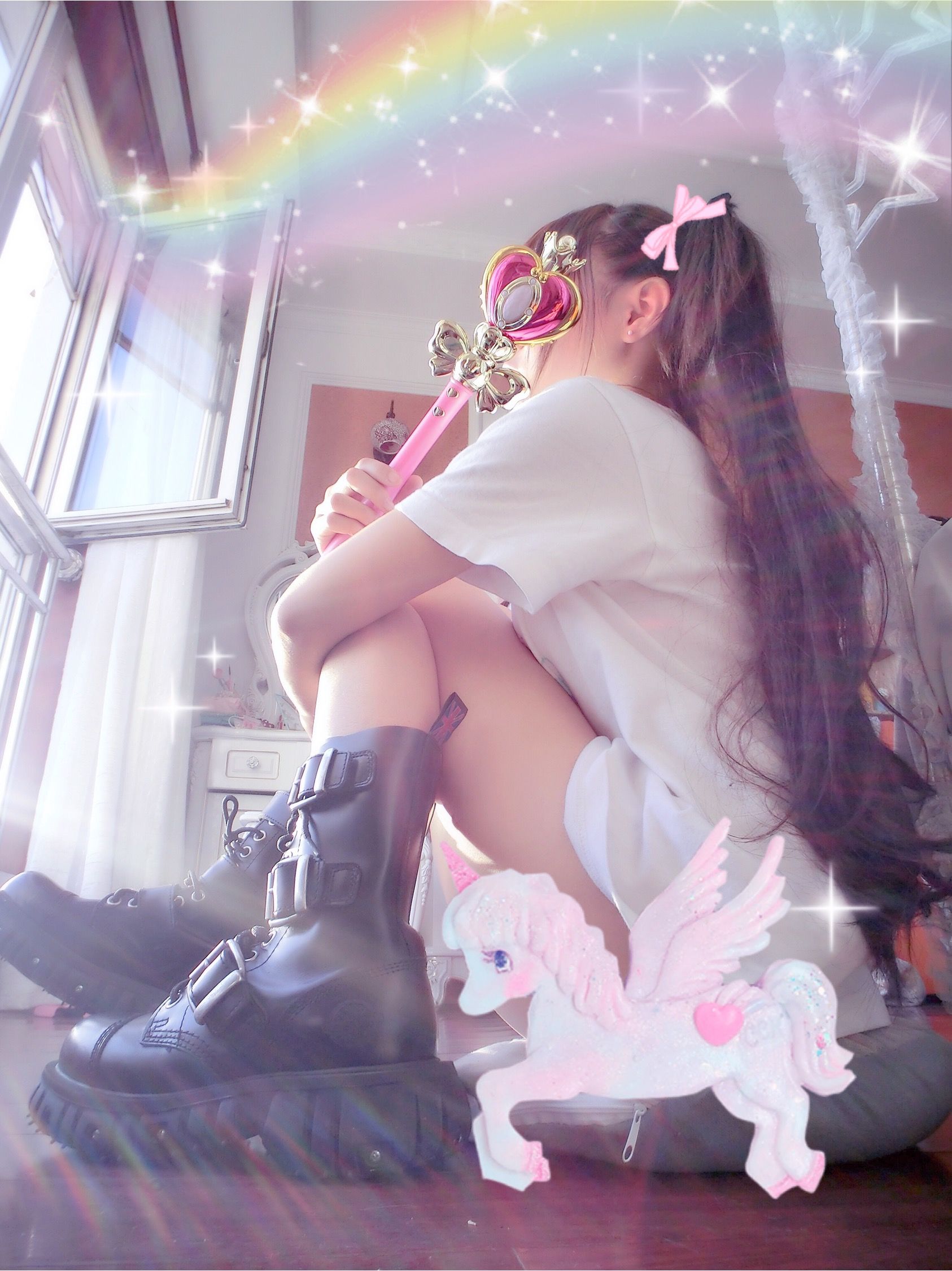 萌妹子Coser摇摇乐yoyo 魔法少女