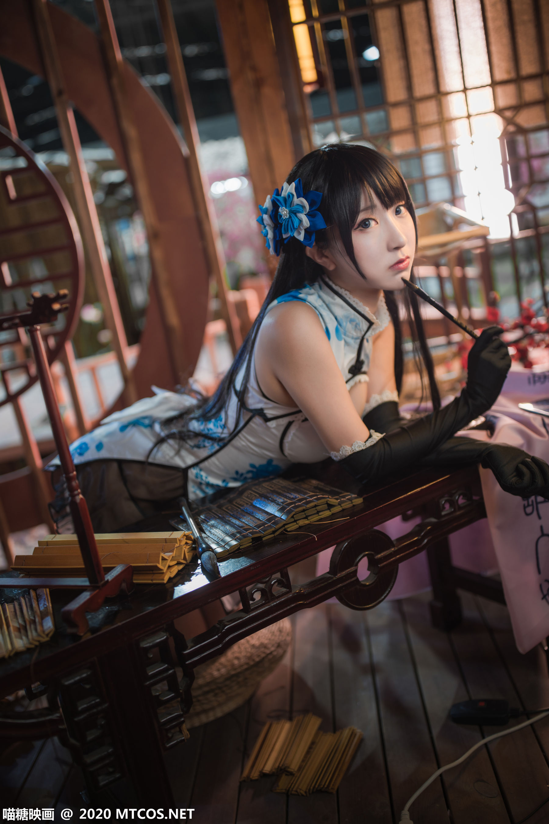 [喵糖映画] HML.014 黑川 瓶儿旗袍