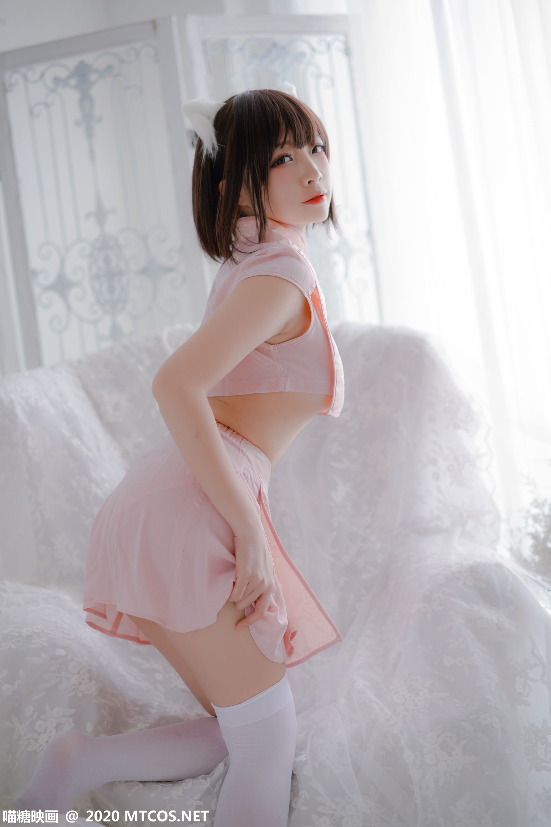 [喵糖映画] HML.026 二佐Nisa  粉系旗袍