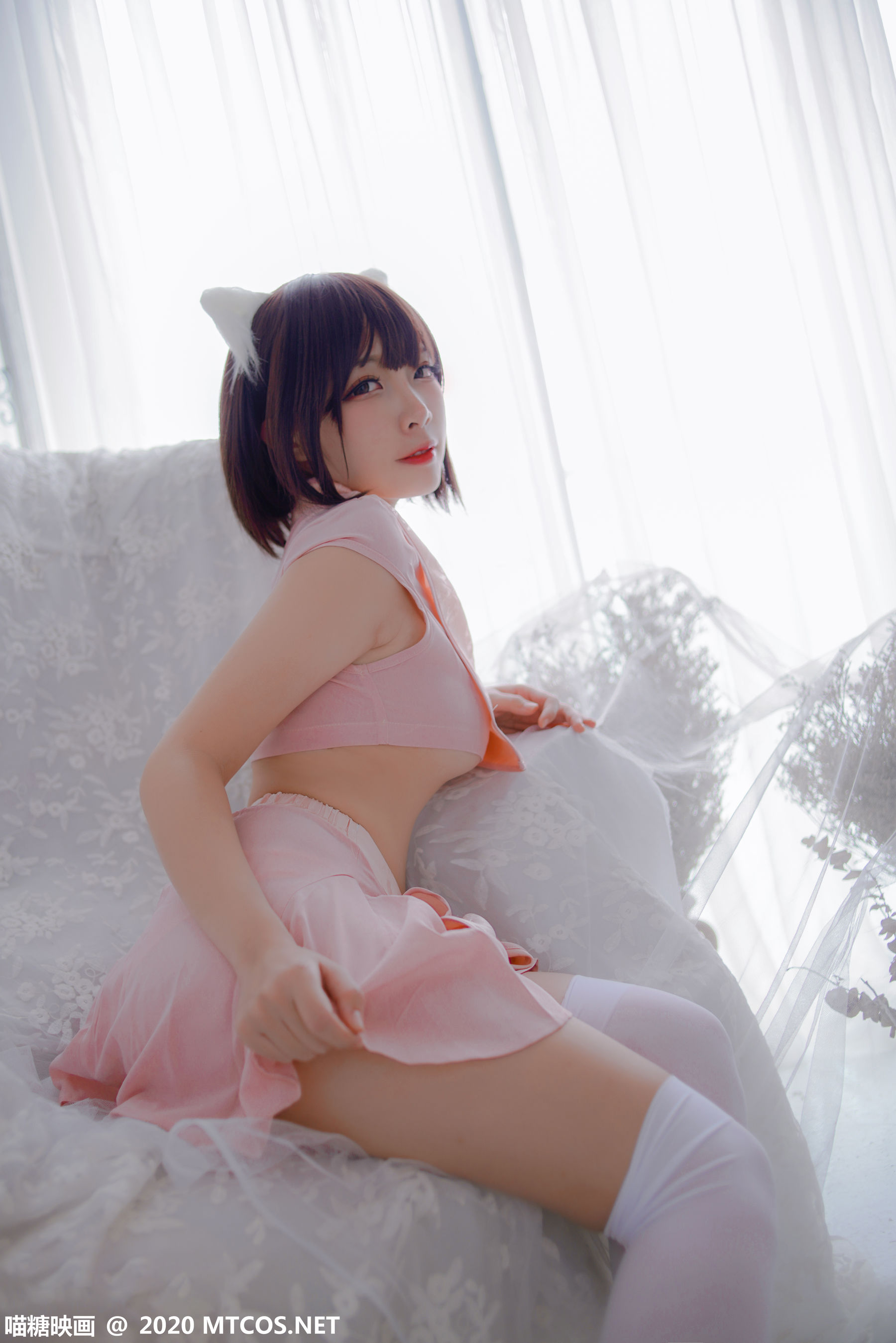 [喵糖映画] HML.026 二佐Nisa  粉系旗袍
