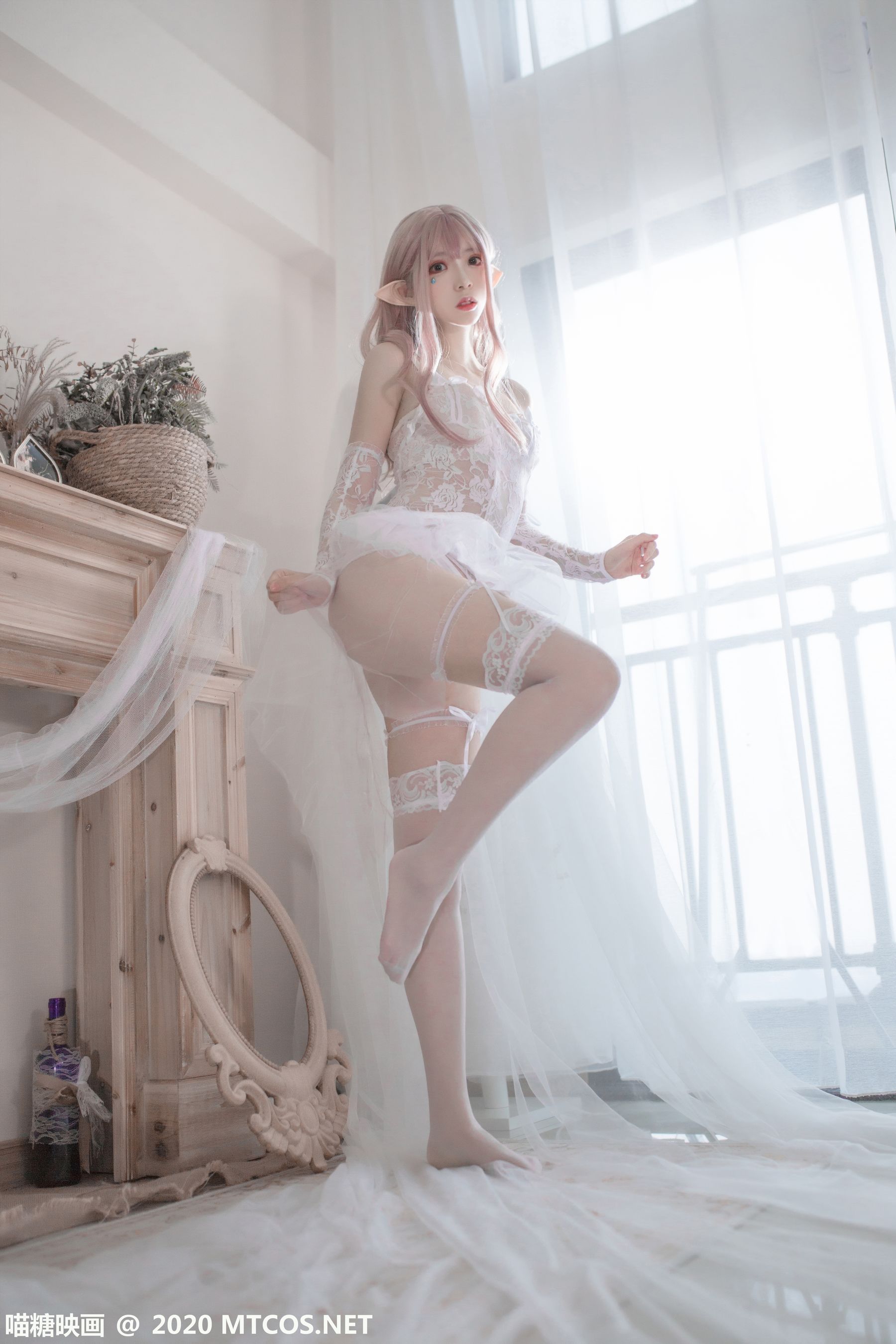 [喵糖映画] VOL.181 疯猫ss 纯白精灵