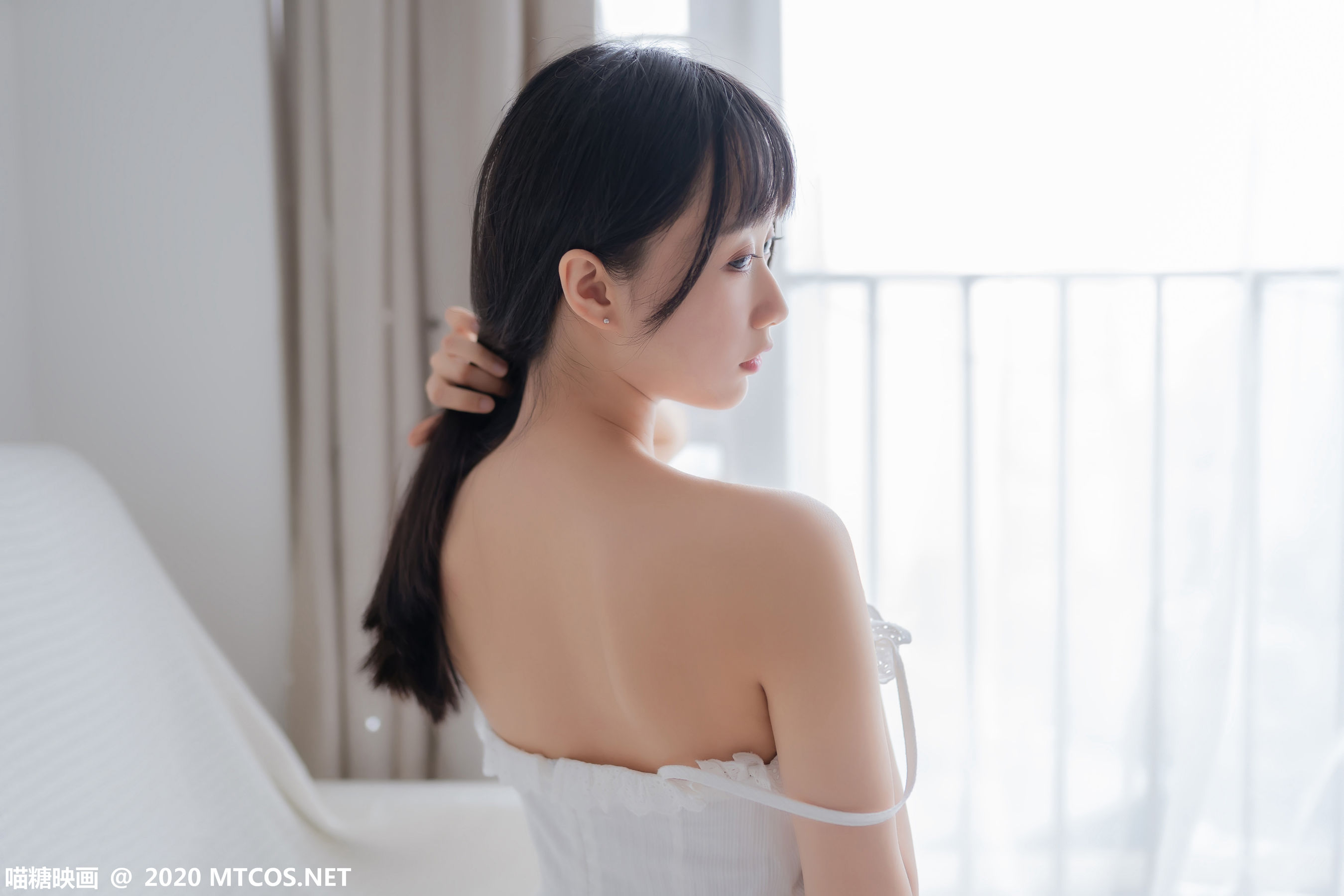 [喵糖映画] VOL.187 木绵绵 白裙少女
