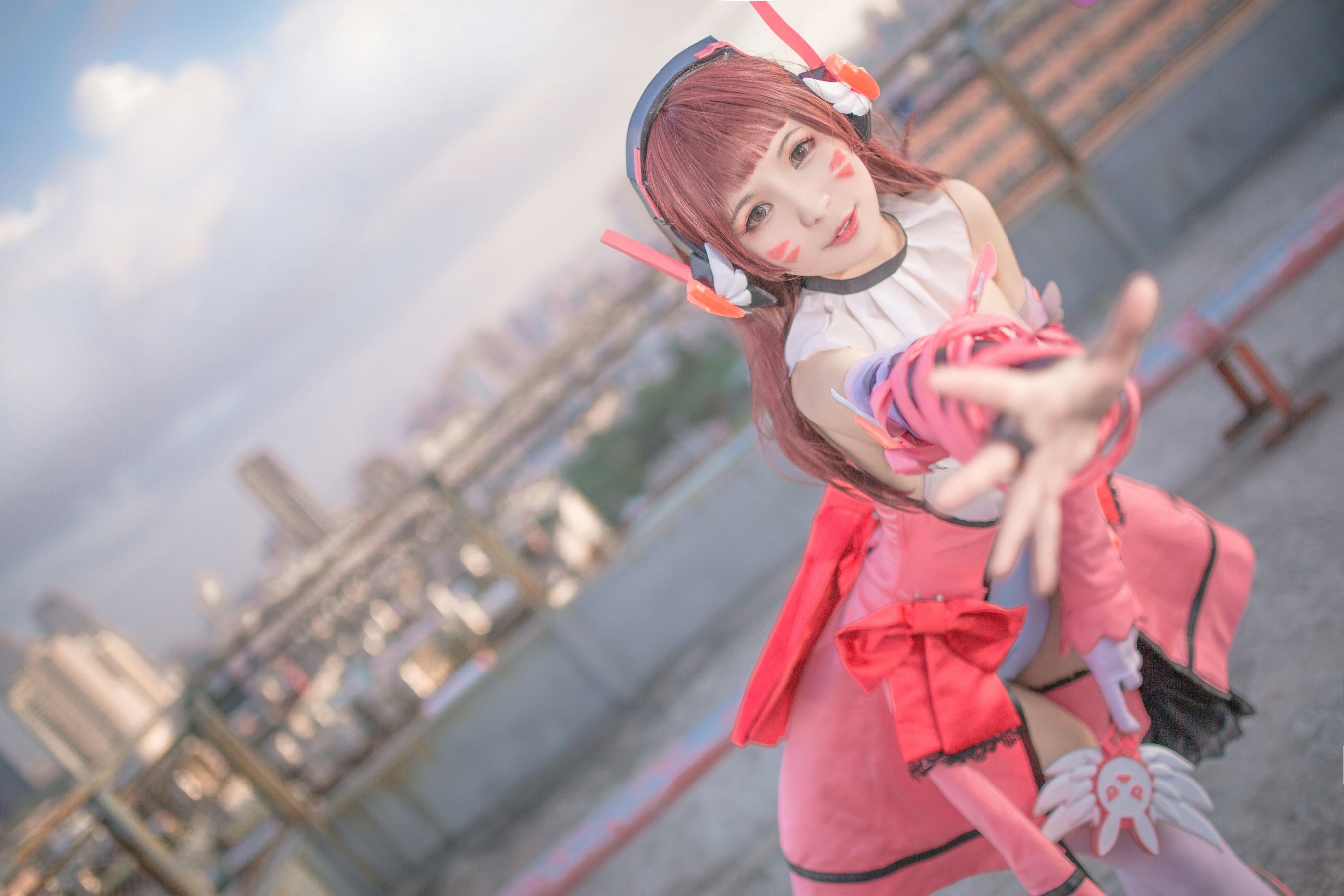 [COS福利] 动漫博主北之北 - 守望先锋 魔法少女D.VA