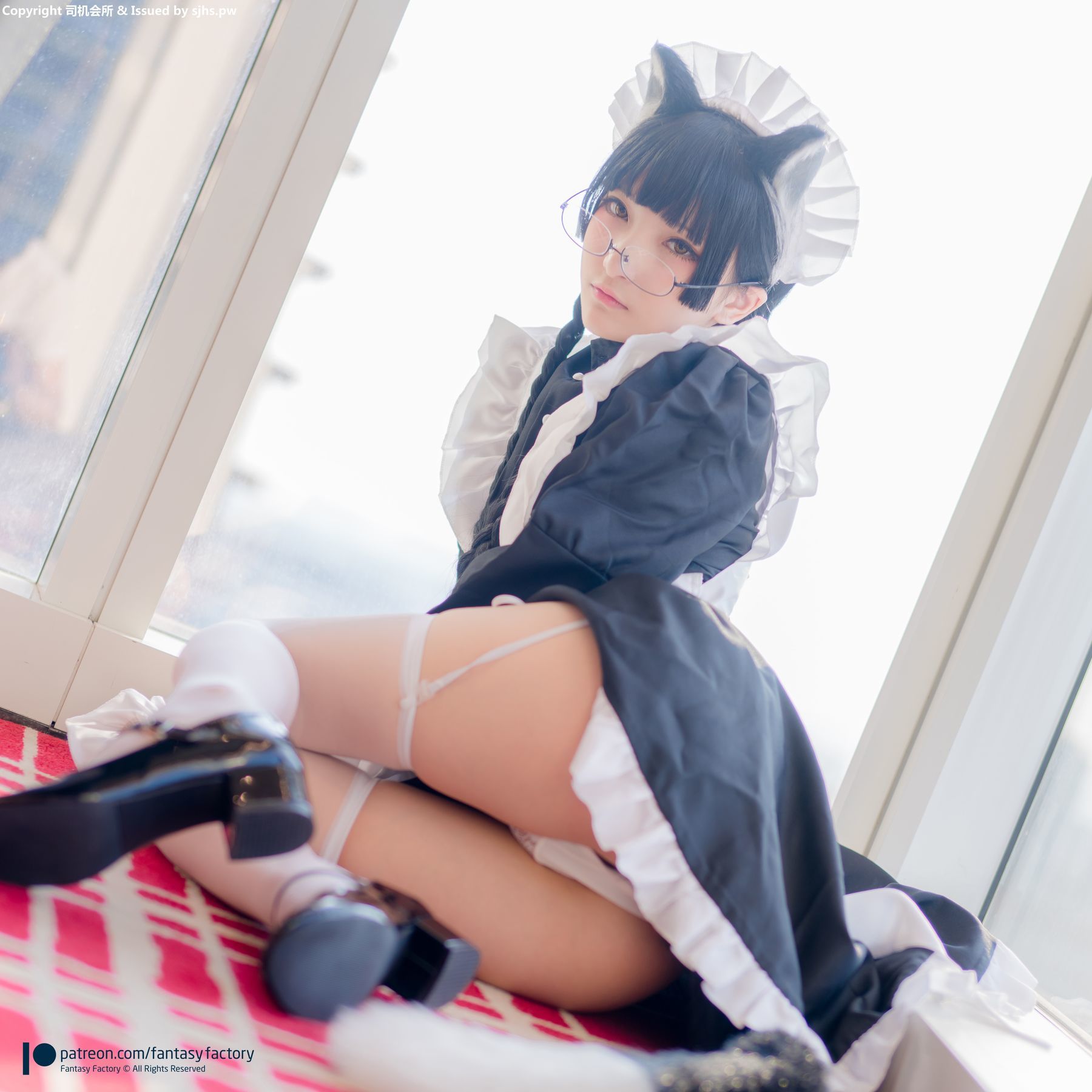 [COS福利] 小丁 [Fantasy Factory] Maid Meow 喵娘女仆