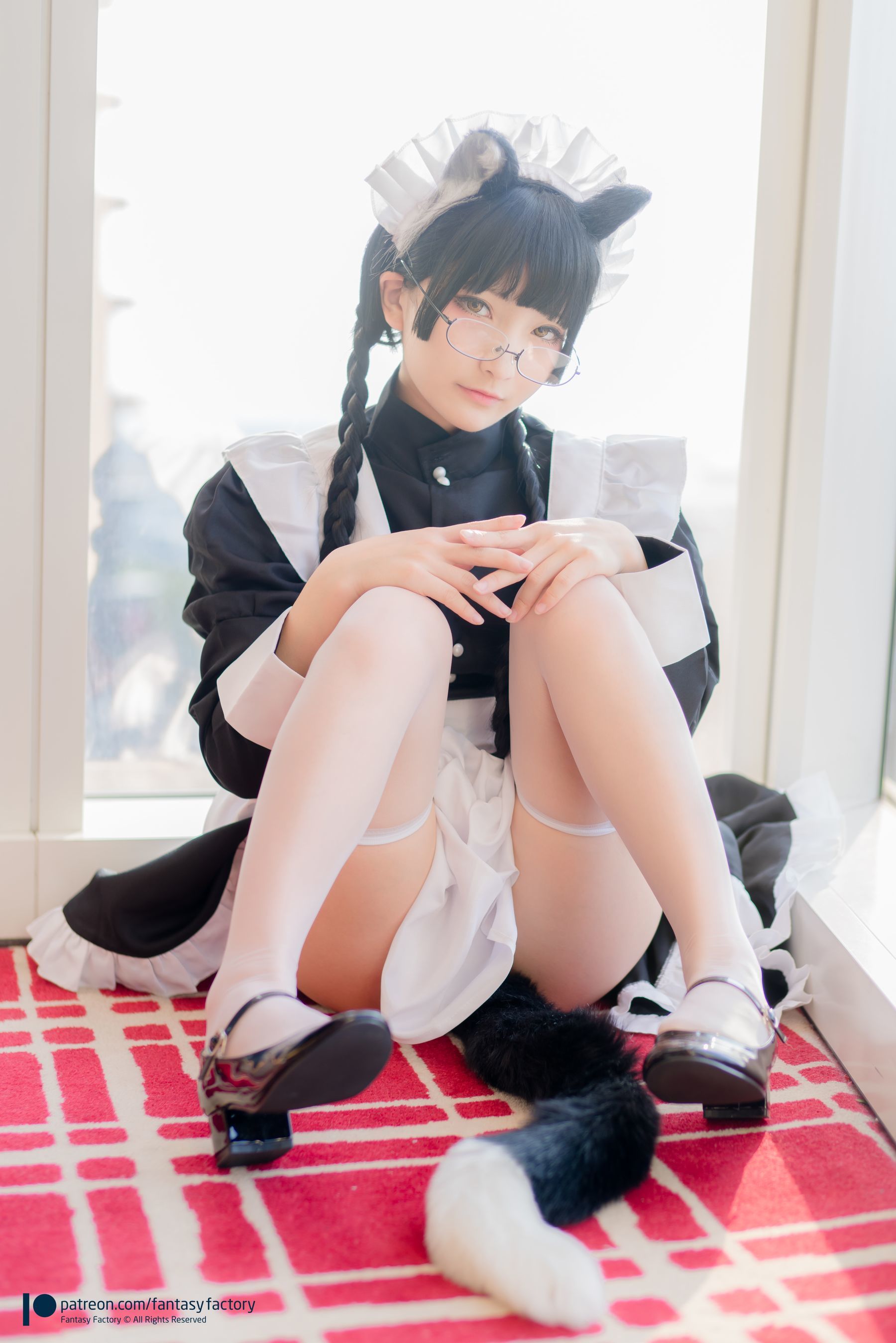 [COS福利] 小丁 [Fantasy Factory] Maid Meow 喵娘女仆