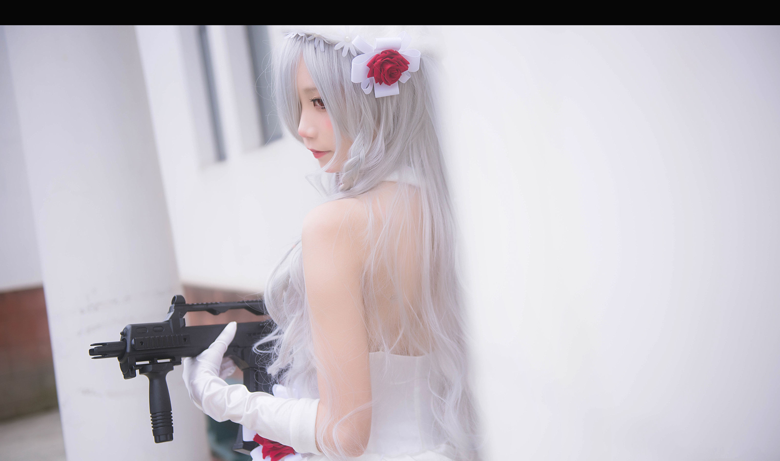 [COS福利] 清纯少女五更百鬼 - 婚纱