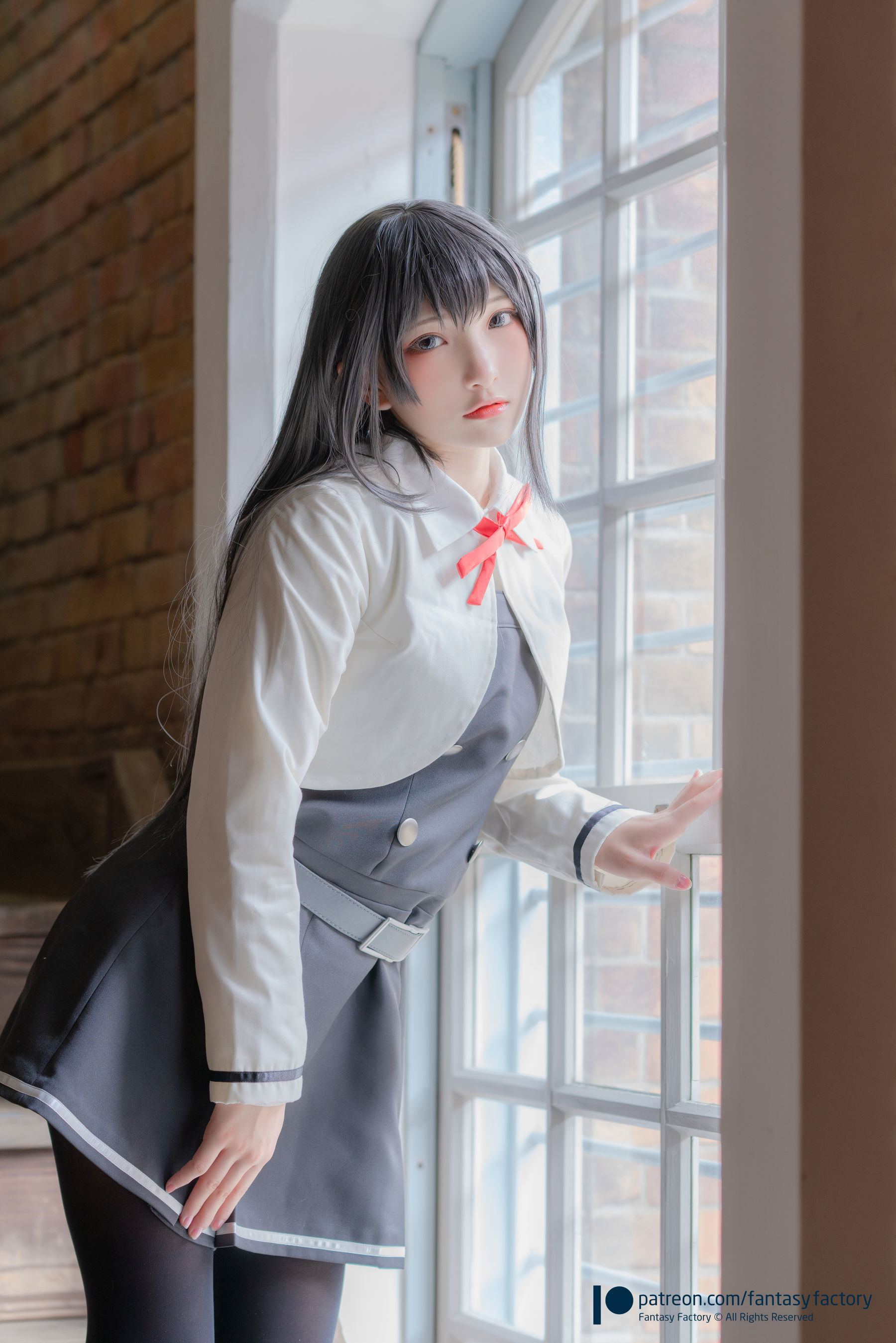 [COS福利] 小丁Cosplay 2020.01 [Fantasy Factory] 黑丝 和服 JK