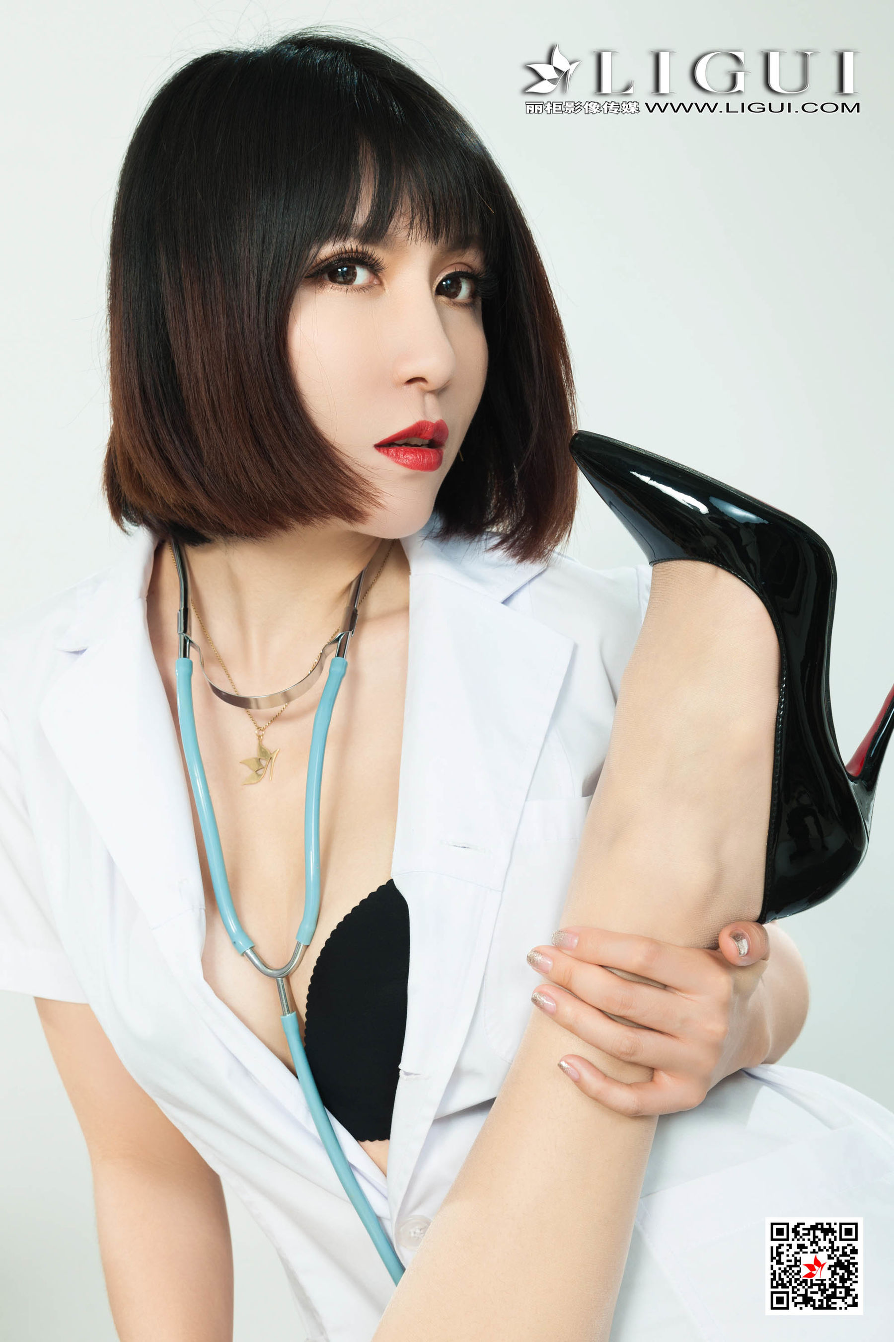 [丽柜Ligui] 网络丽人 Model 文芮&潘朵拉