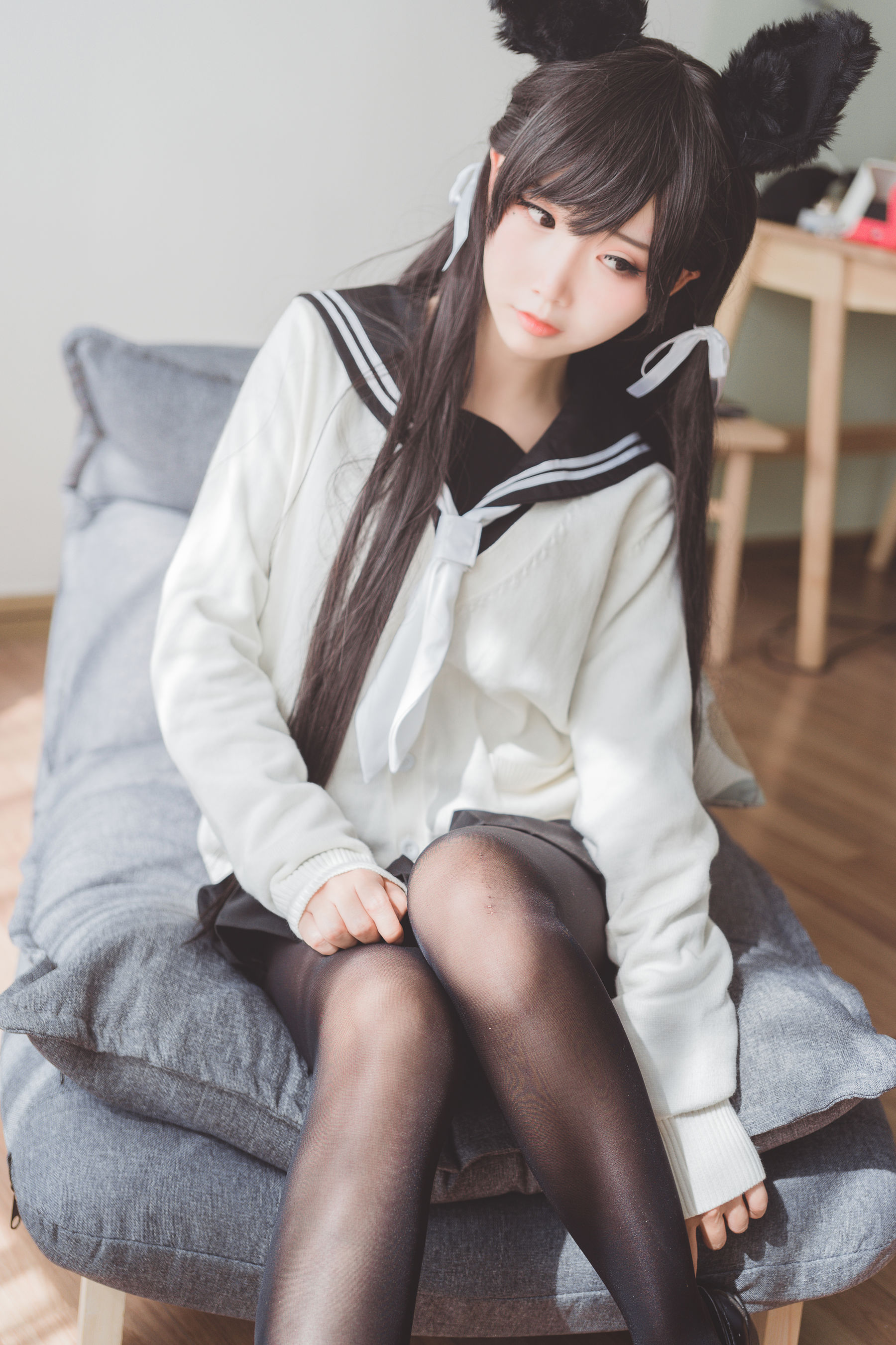 [Cosplay写真] 可爱人气Coser面饼仙儿 - 制服爱宕