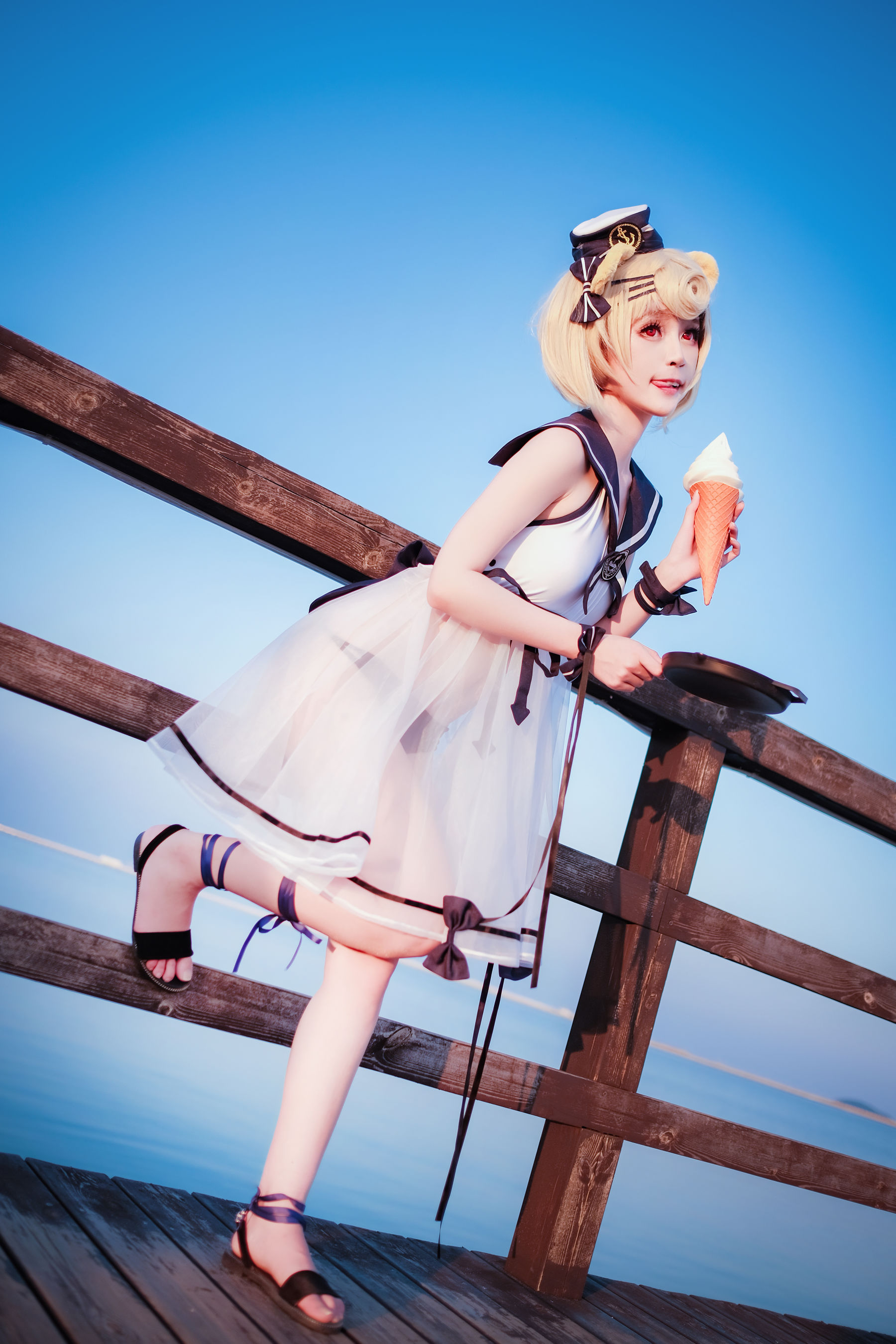 [Cosplay写真] 萌宠博主yui金鱼 - 古米泳装