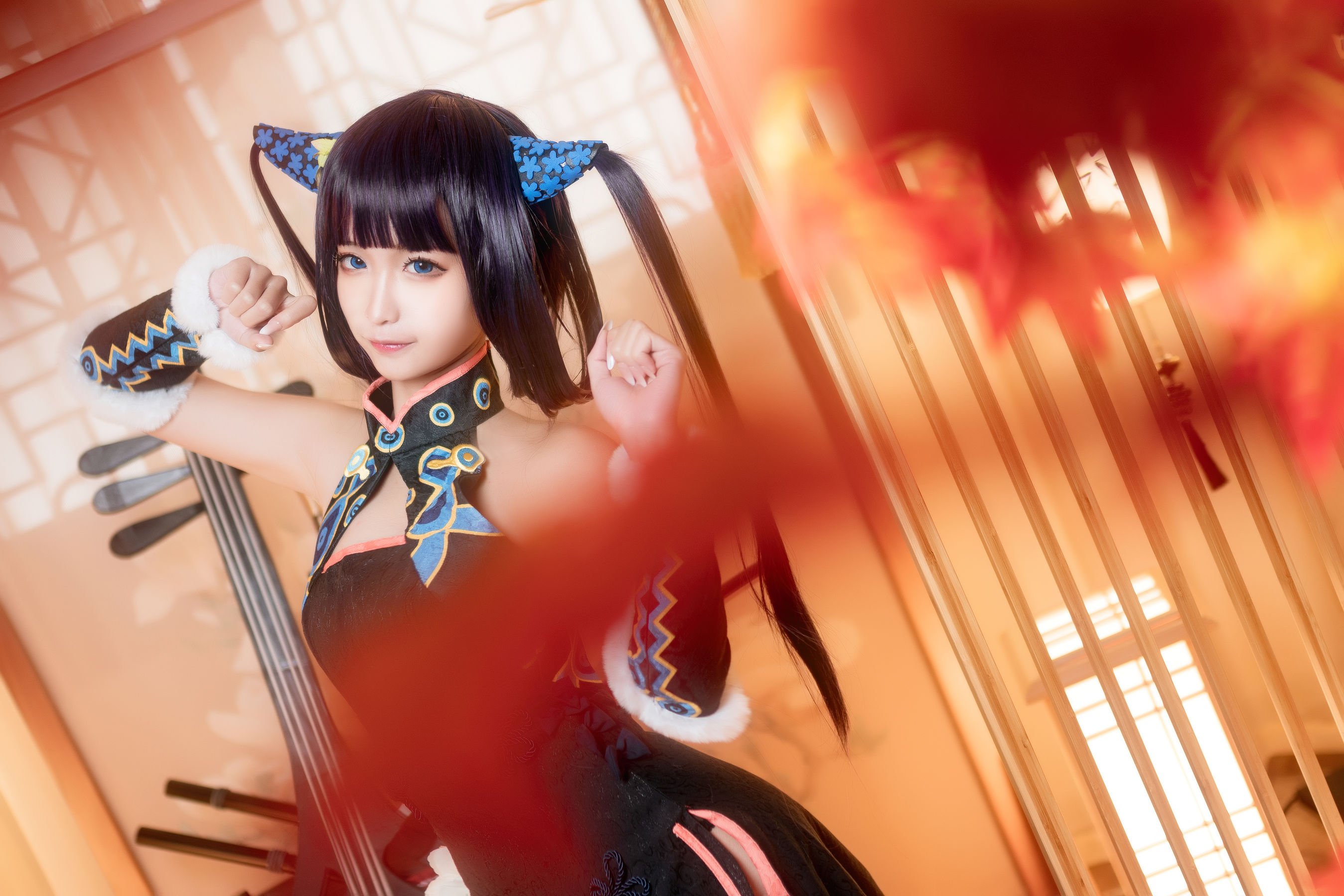 [Cosplay写真] 动漫博主蠢沫沫 - 杨玉环二破