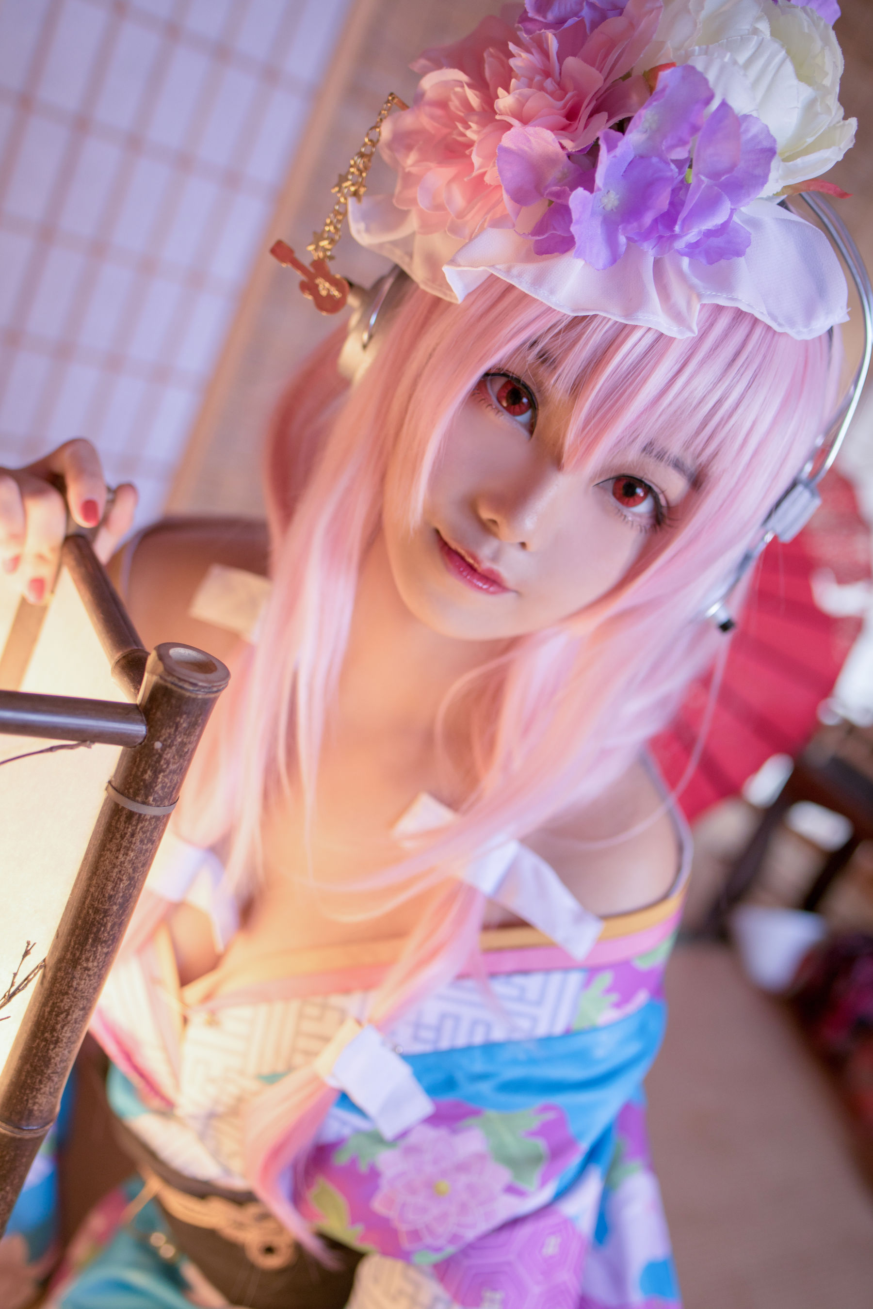 [Cosplay写真] 萌系小姐姐蜜汁猫裘 - 索尼子和服
