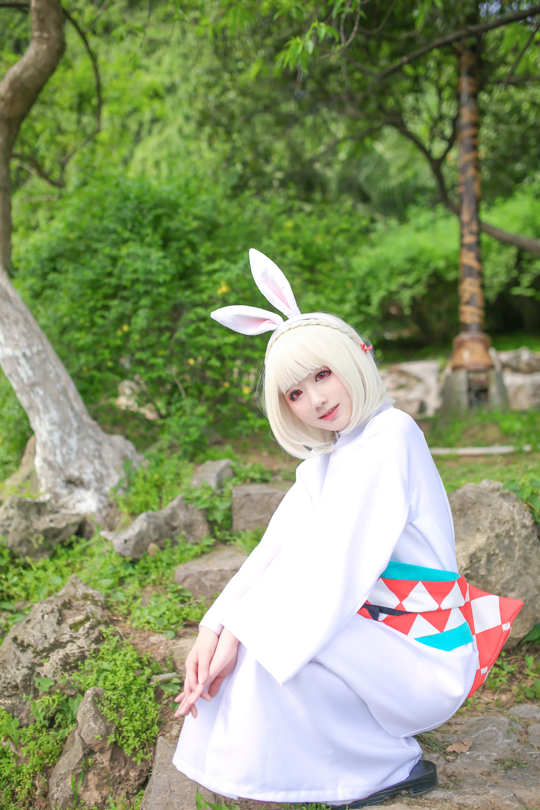 [Cosplay写真] 动漫博主弦音sic - 阴阳师 山兔