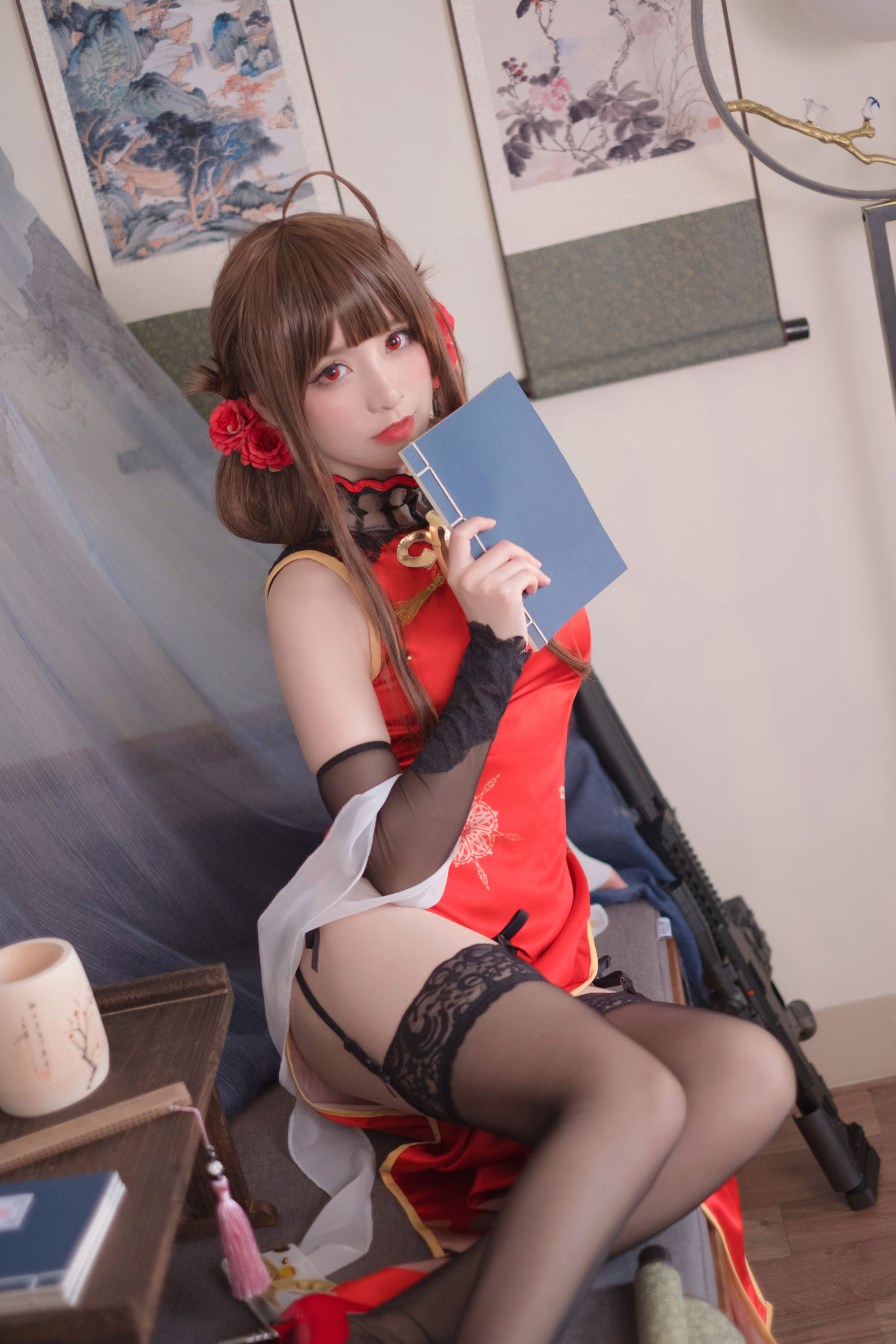 [Cosplay写真] Coser星野saori - DSR-50 红牡丹