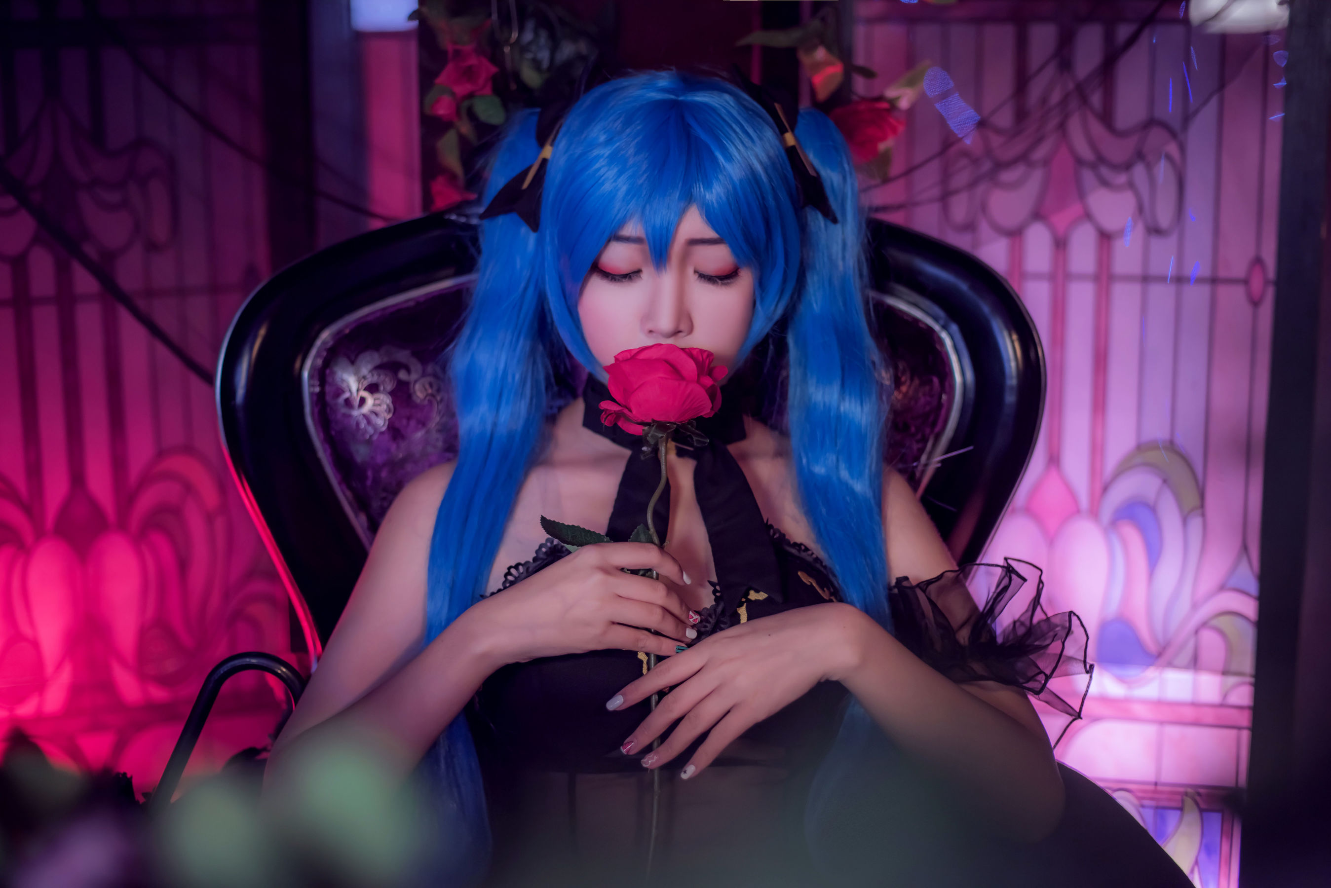 [Cosplay写真] 人气Coser二佐Nisa - 初音