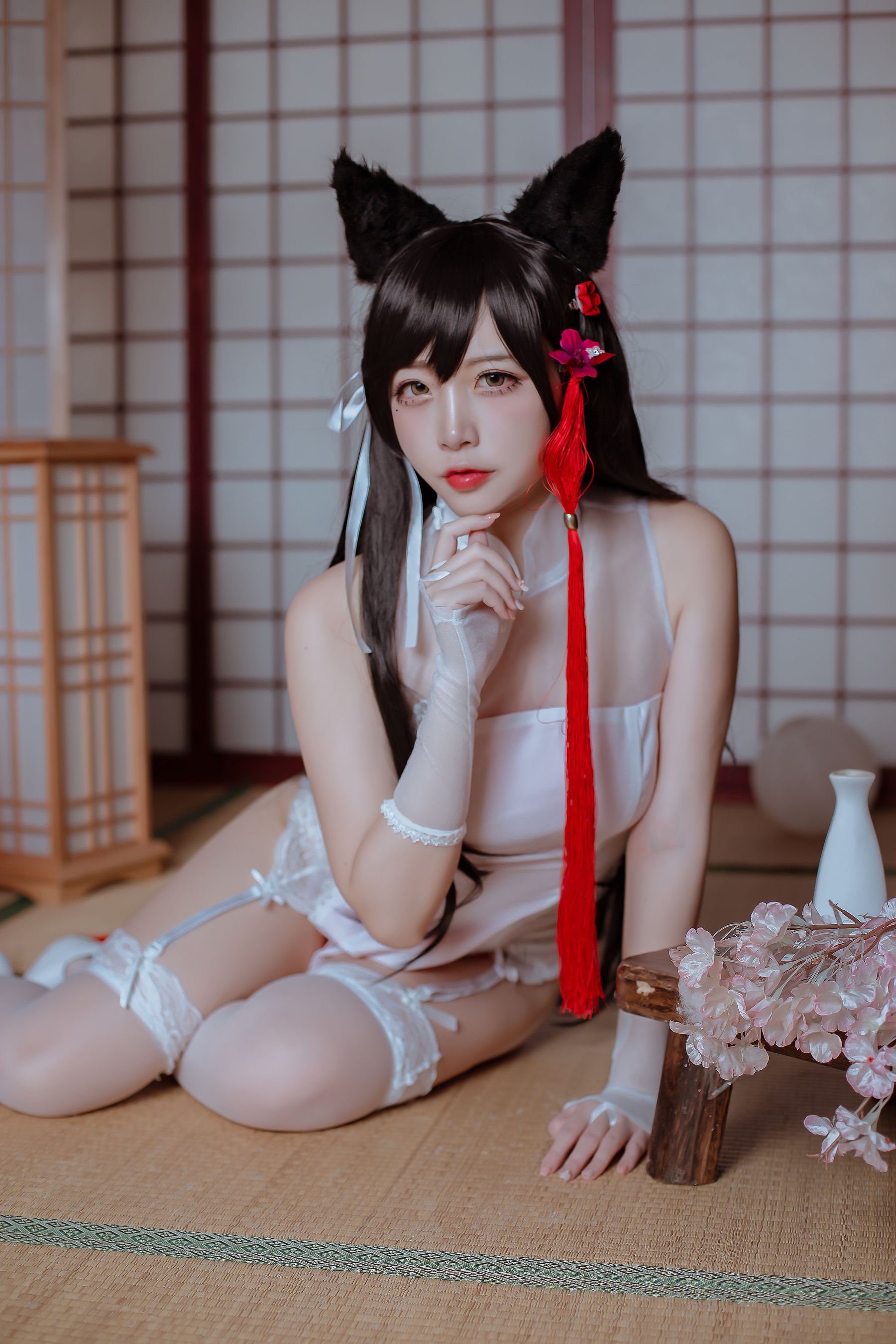 [Cosplay写真] 人气Coser二佐Nisa - 犬之眷之碧蓝爱宕 旗袍