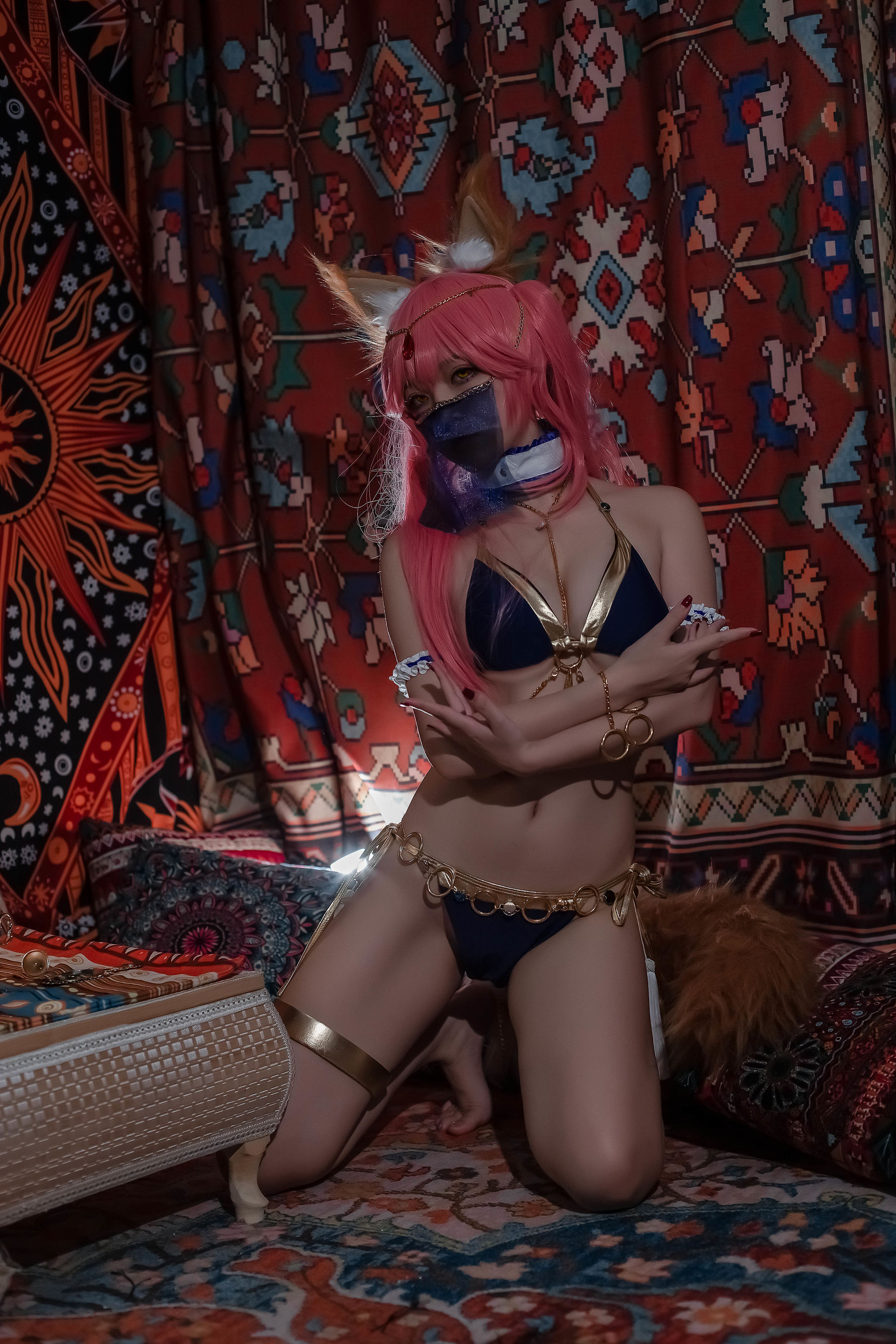 [Cosplay写真] 人气Coser二佐Nisa - 玉藻前舞娘