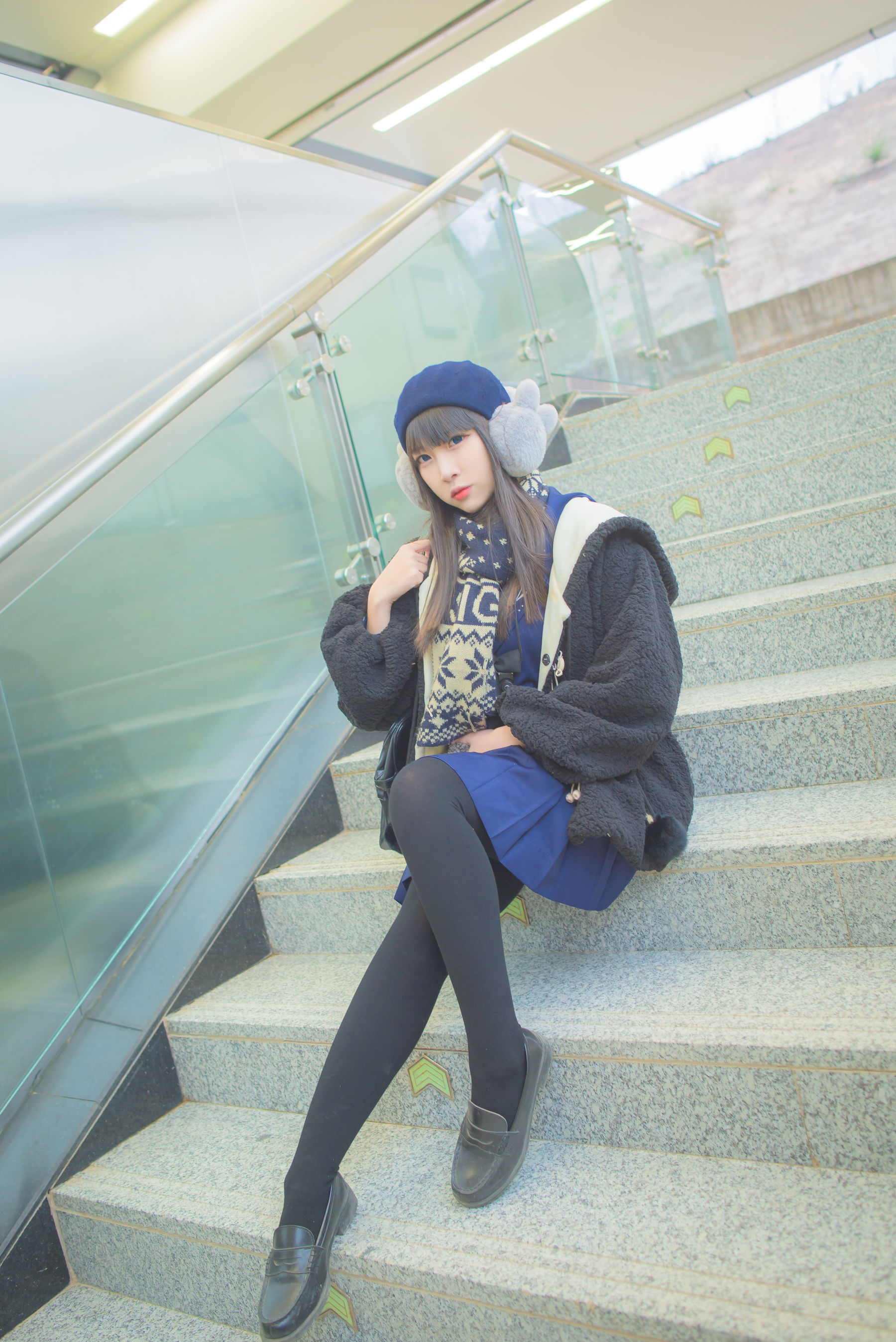 [Cosplay写真] 人气Coser二佐Nisa - 初春外拍