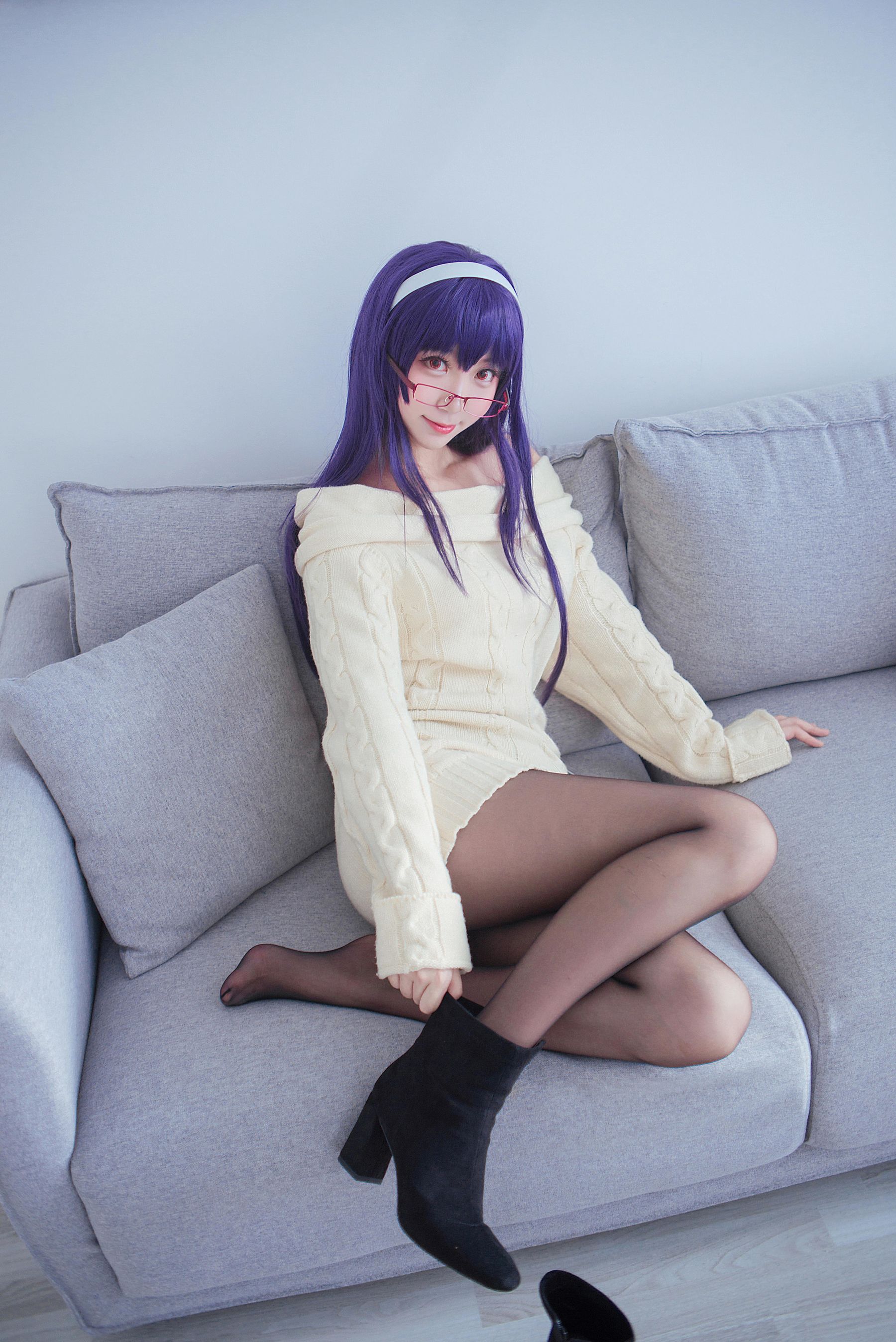 [Cosplay写真] 人气Coser黑川 - 学姐