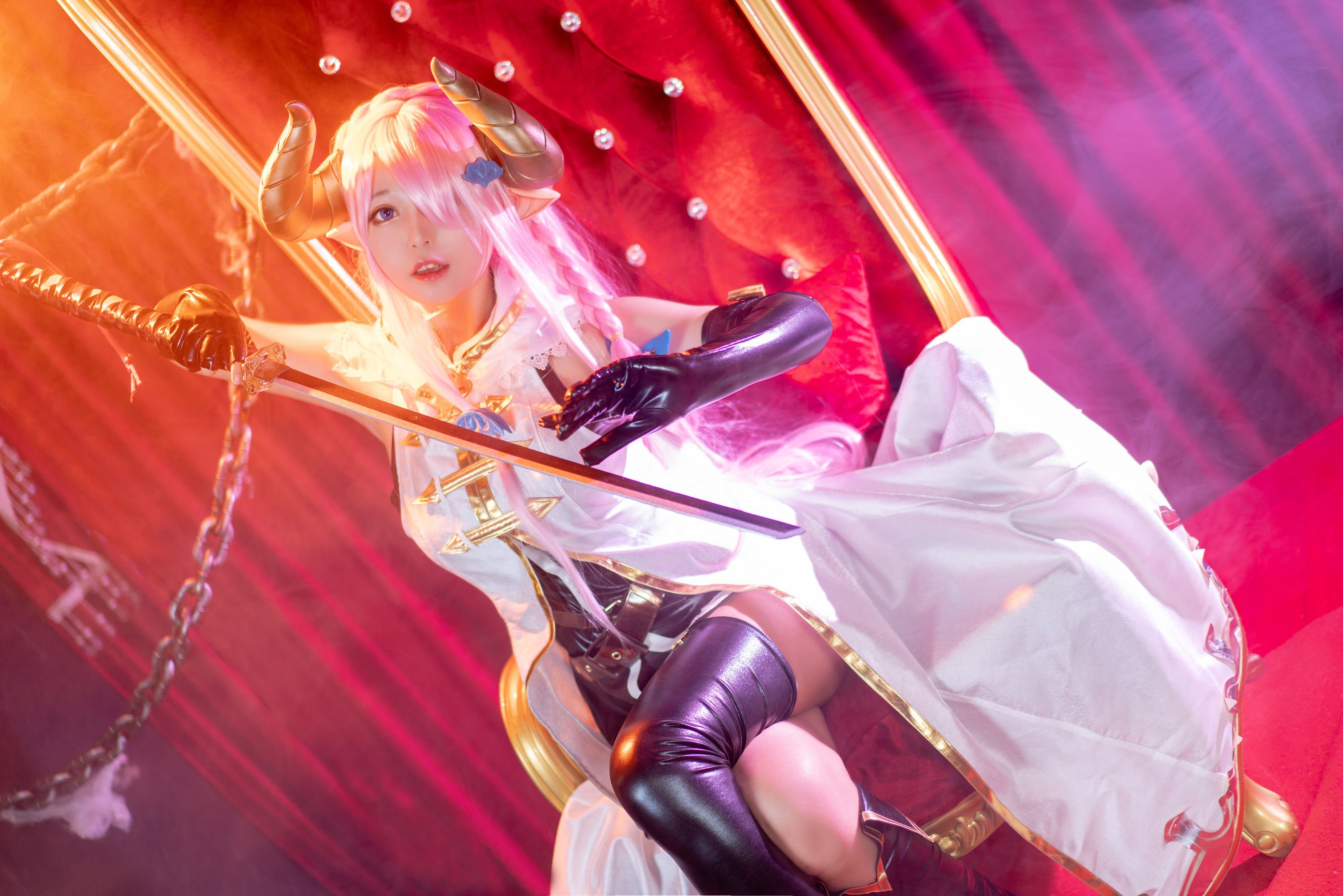 [Cosplay写真] 大眼萌妹黑猫猫OvO - 娜露梅亚