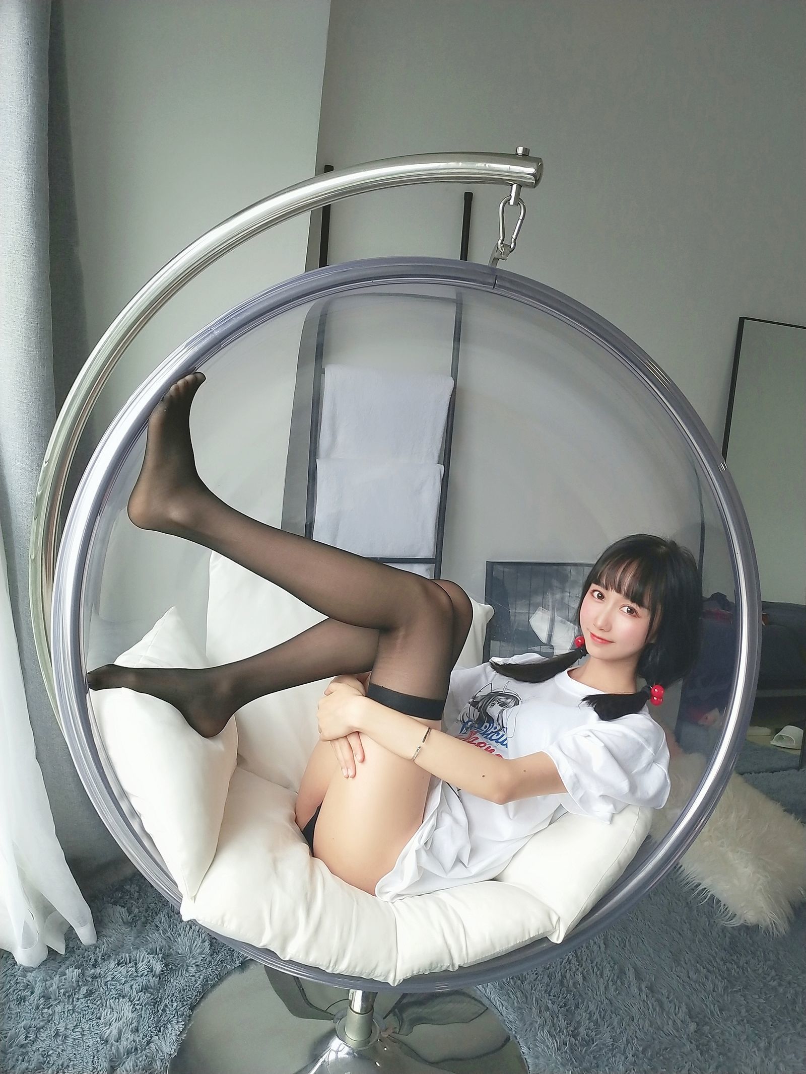 [Cosplay写真] 萌系小姐姐木绵绵OwO - 智能型彼女 T恤