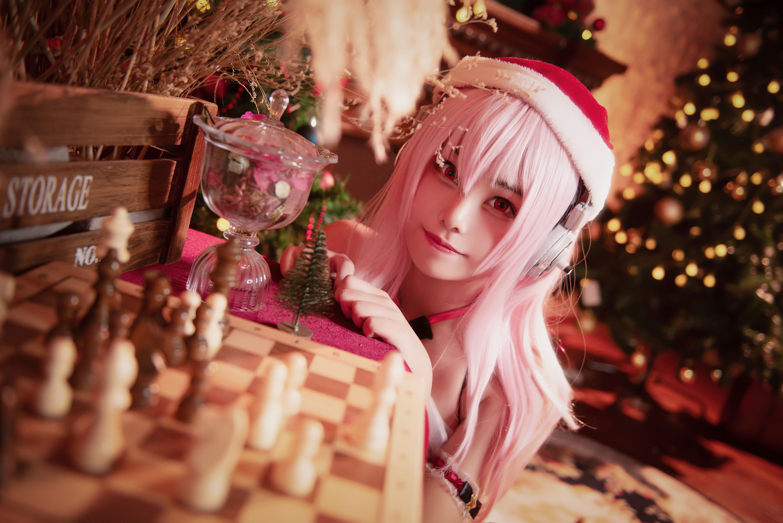 [Cosplay写真] 萌系小姐姐蜜汁猫裘 - 圣诞索尼子2