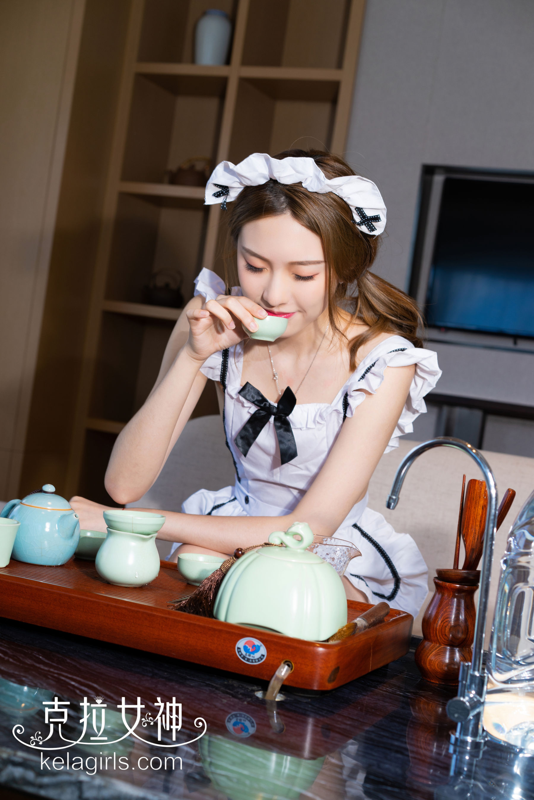 [克拉女神Kelagirls]  芊芊 女仆の功夫茶