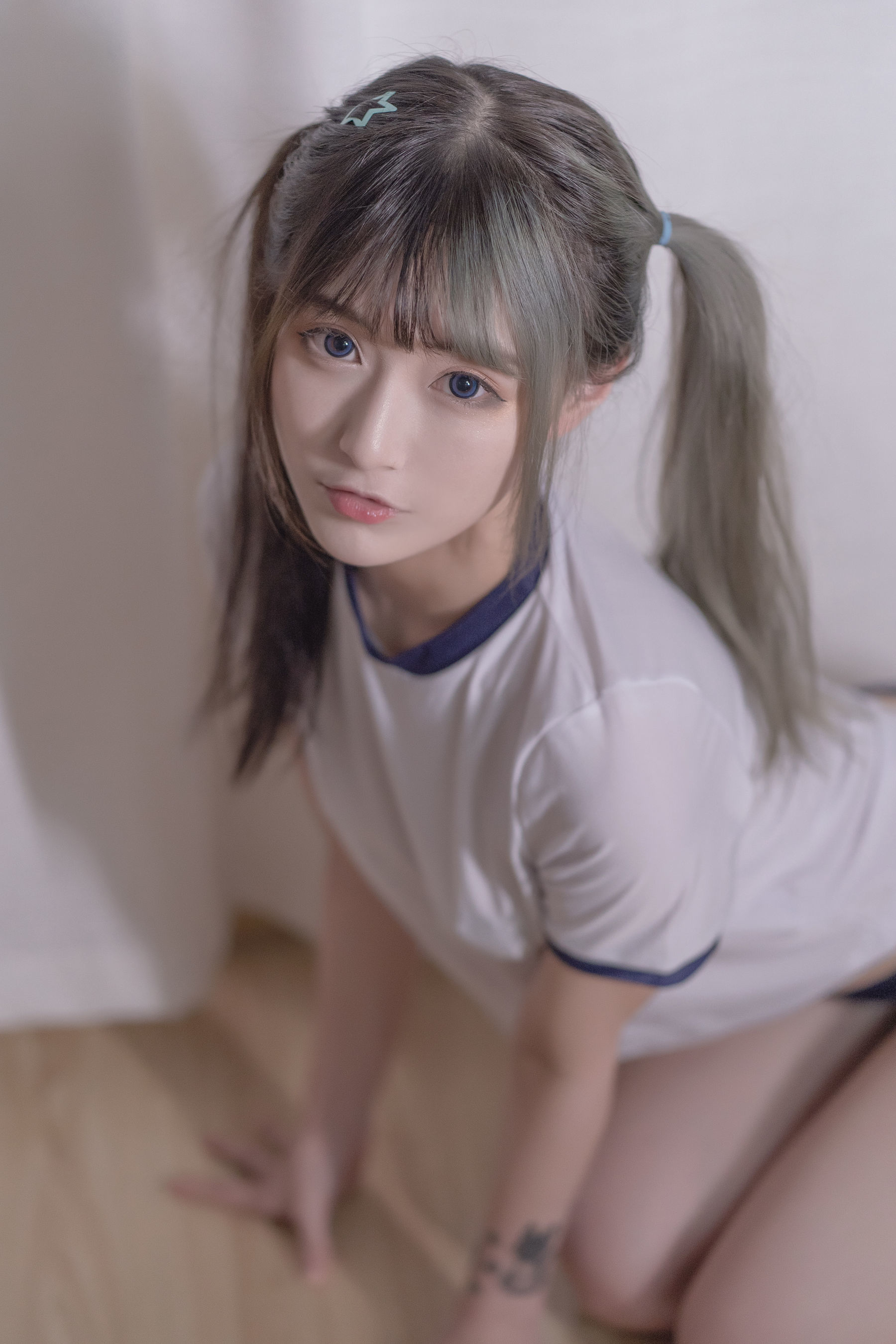 [网红COSER] 动漫博主铁板烧鬼舞w - 体操服