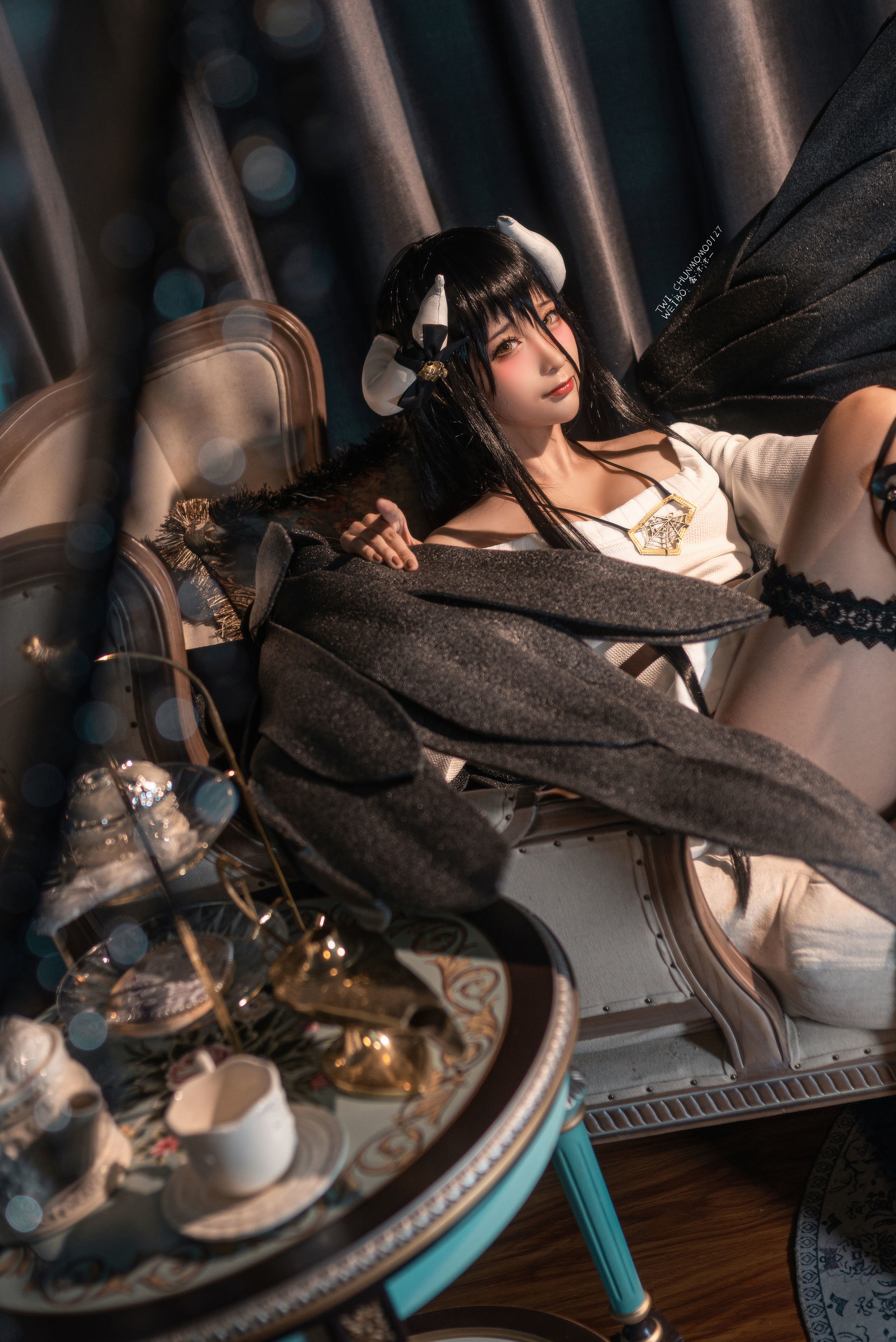 [网红COSER] 动漫博主蠢沫沫 - 雅儿贝德毛衣