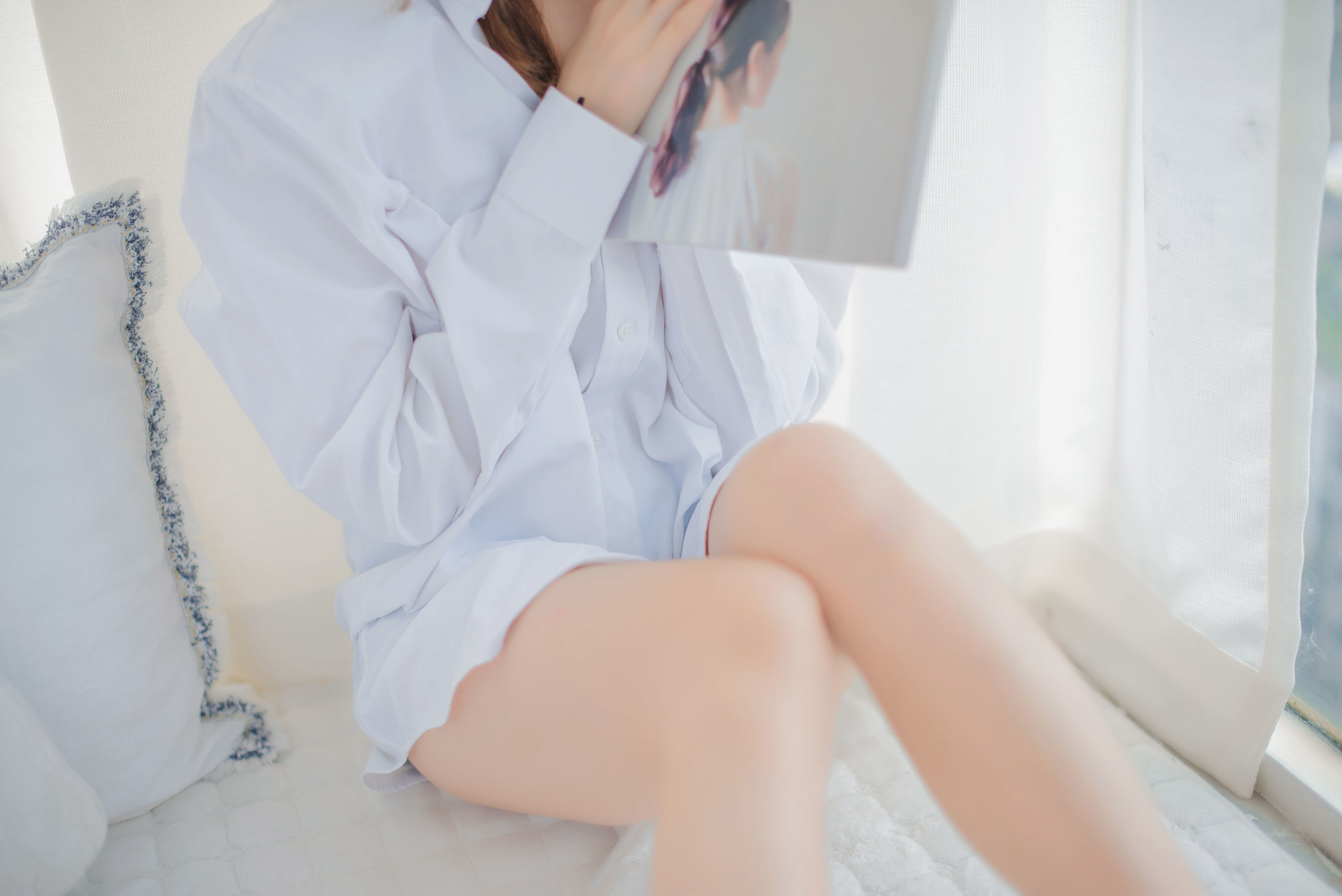 [网红COSER] 动漫博主Kitaro_绮太郎 - 白衬衫