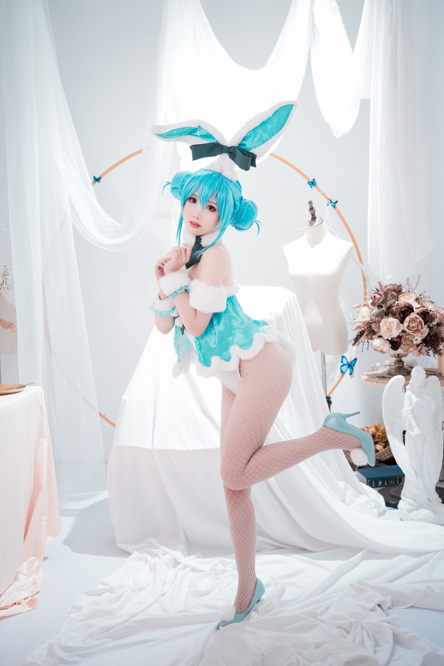 [网红COSER] 可爱人气Coser面饼仙儿 - 初音兔女郎