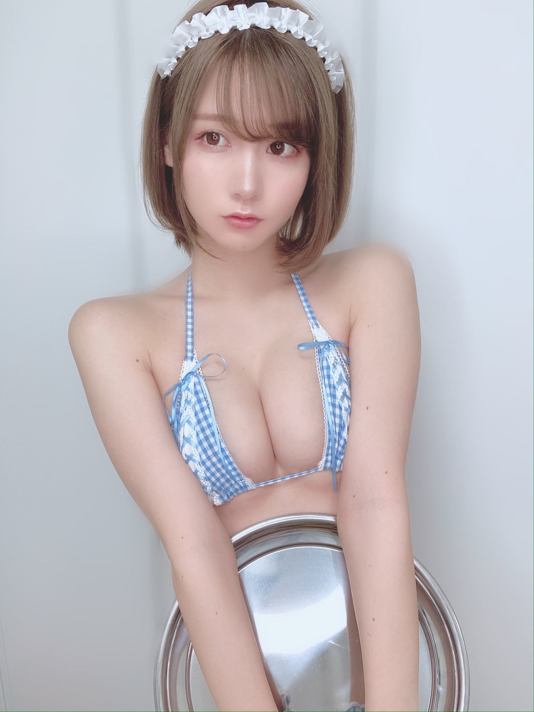 [网红COSER] 日本甜美COSERけんけん[fantia] 2020.09 ギンガムチェック