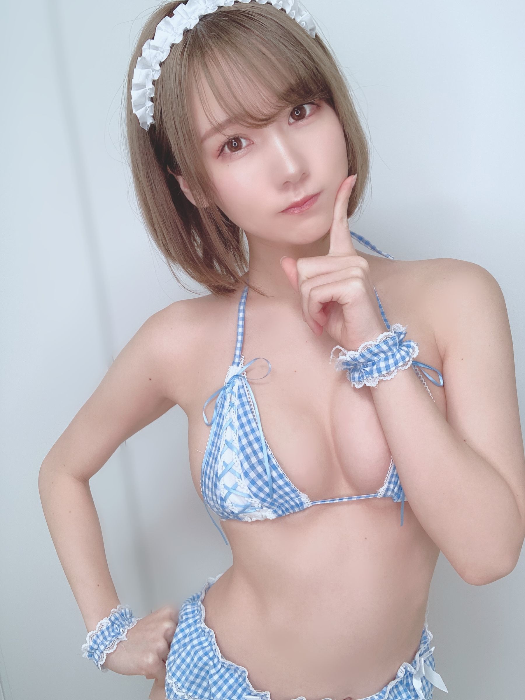 [网红COSER] 日本甜美COSERけんけん[fantia] 2020.09 ギンガムチェック