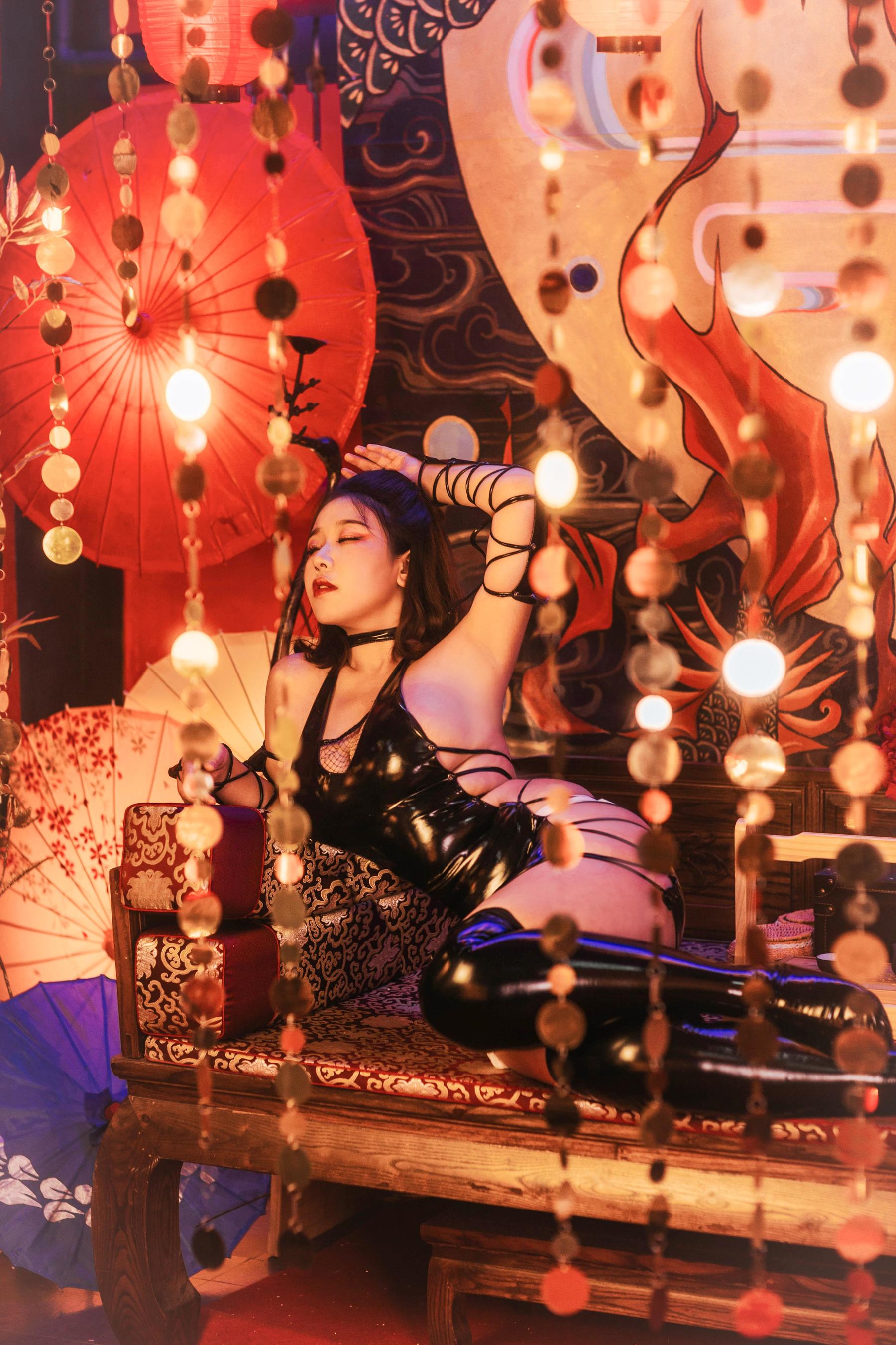 [Cosplay] 动漫博主穆零Mu0 - 黑胶