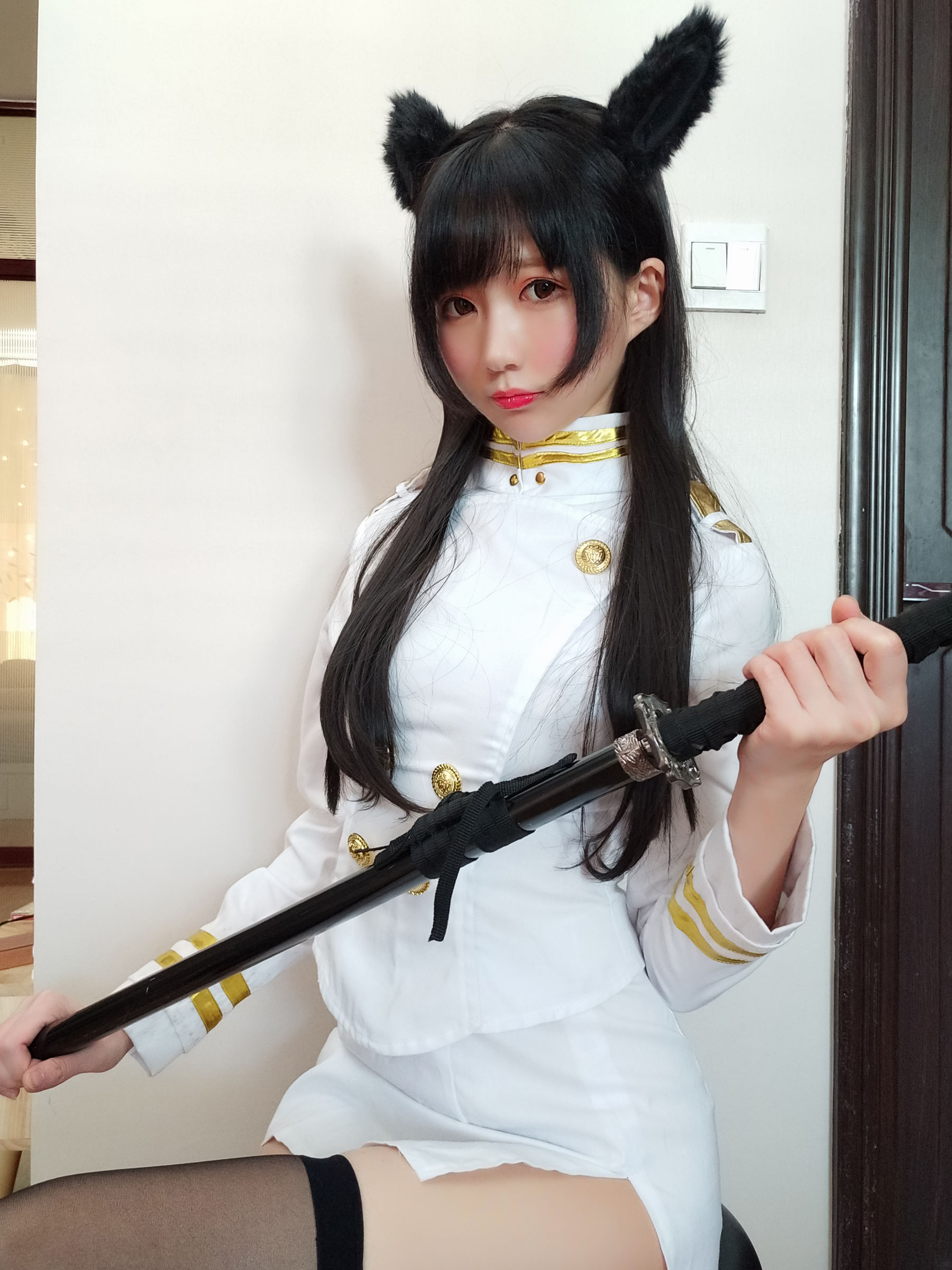 [Cosplay] NAGISA魔物喵[fantia] - 戦損愛宕