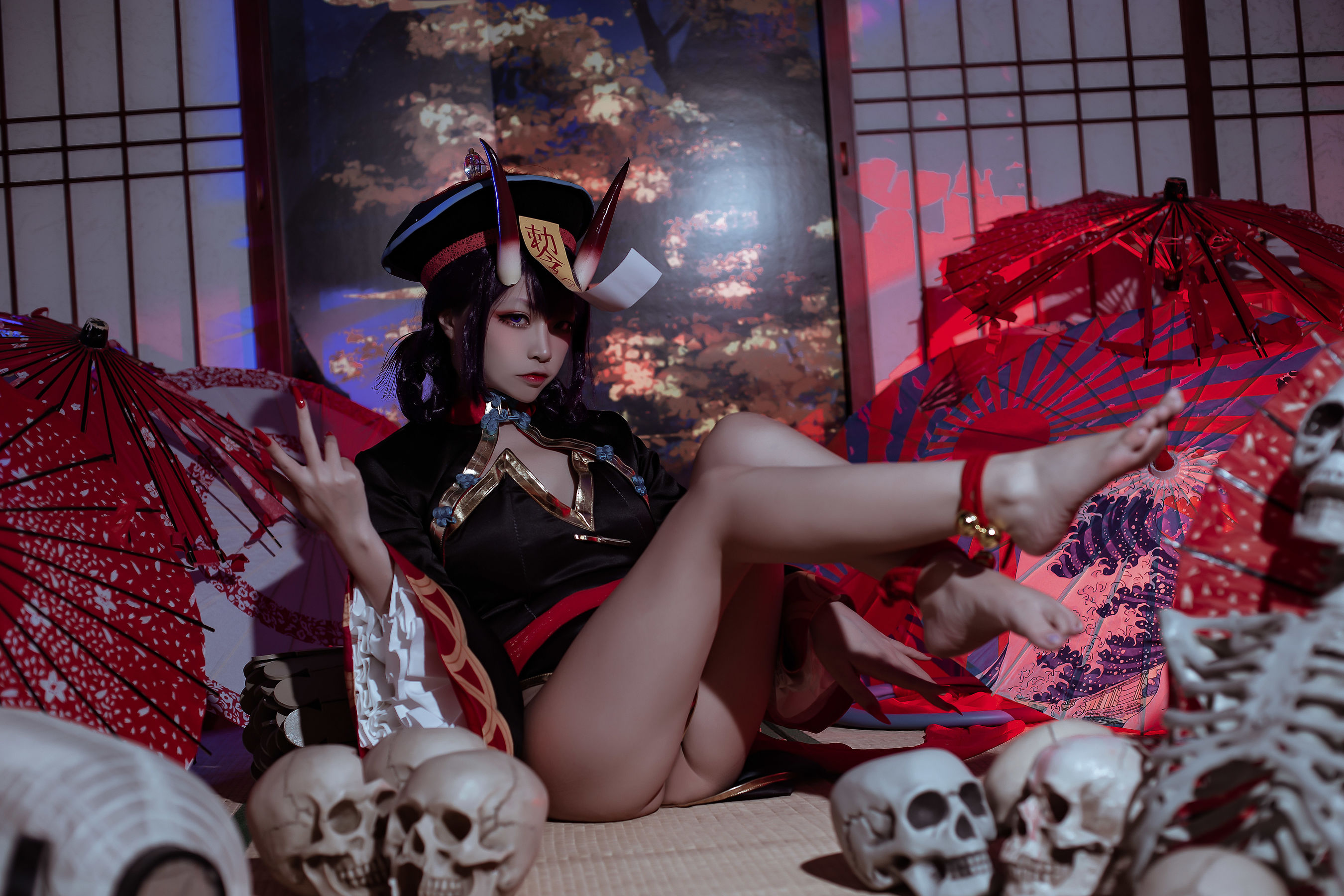 [Cosplay] 人气Coser二佐Nisa - fate酒吞僵尸童子