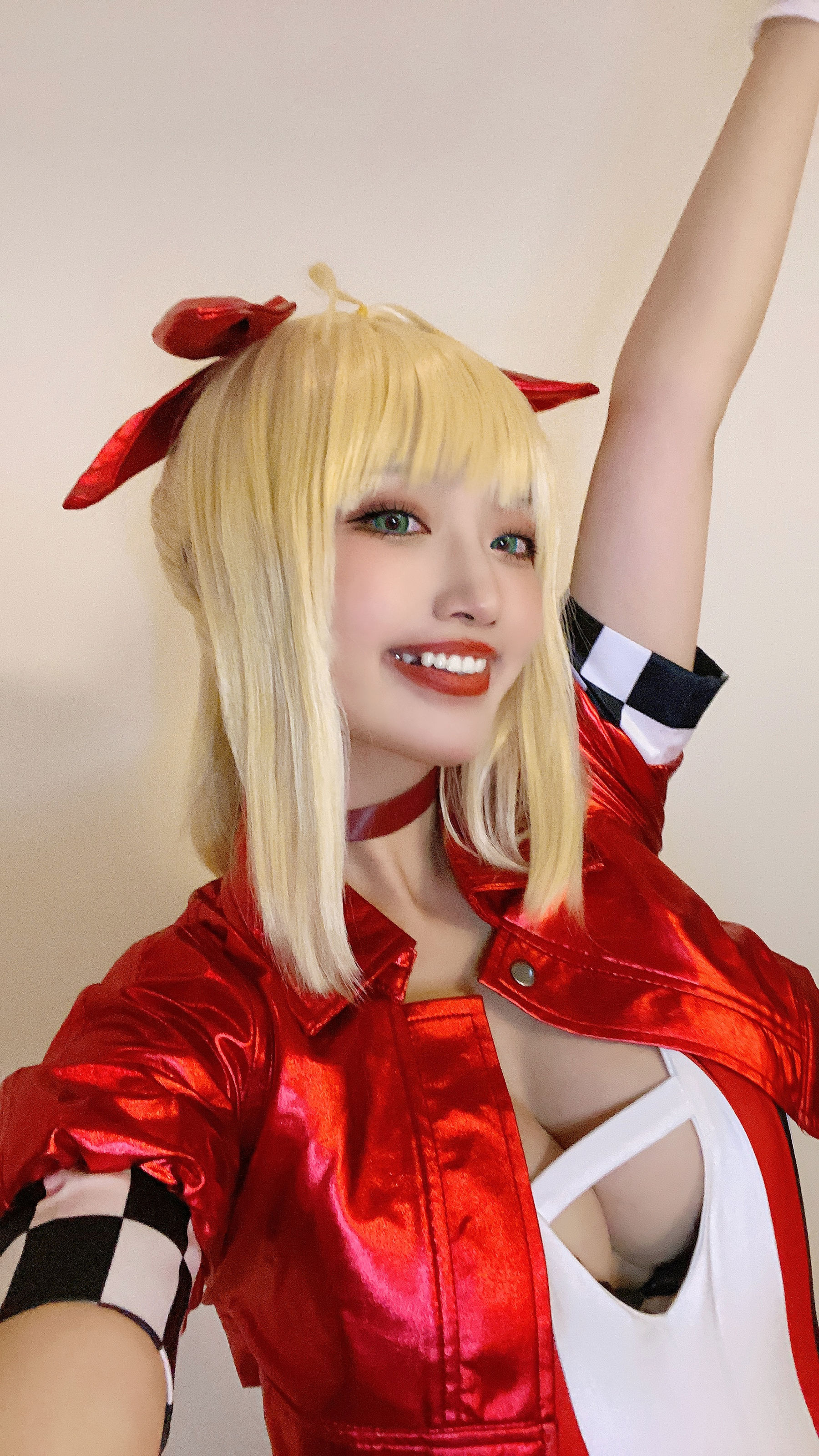 [Cosplay] 动漫博主切切celia - 尼禄赛车