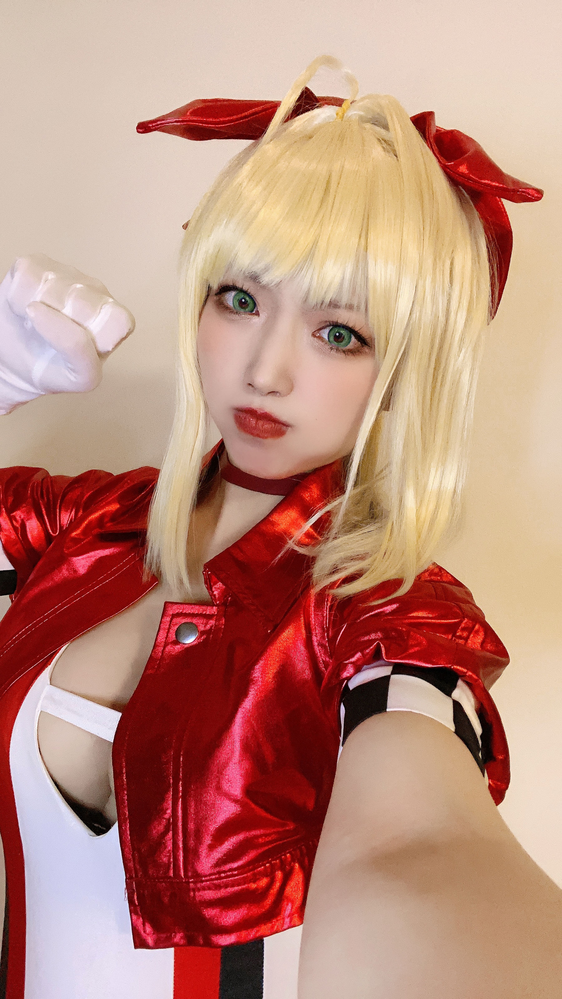 [Cosplay] 动漫博主切切celia - 尼禄赛车