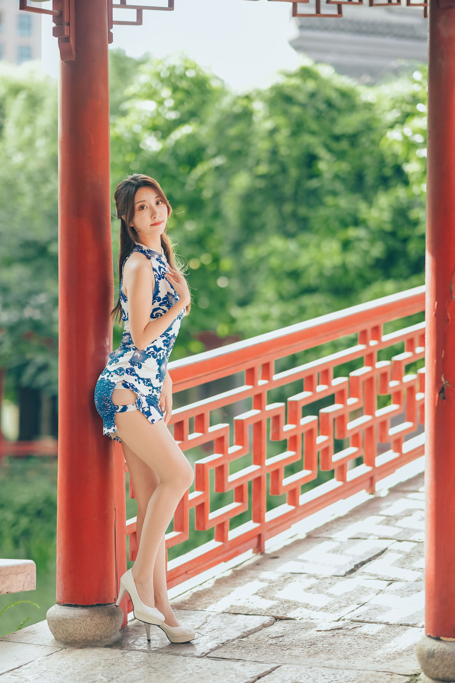 [Cosplay] 人气Coser黑川 - 青花旗袍