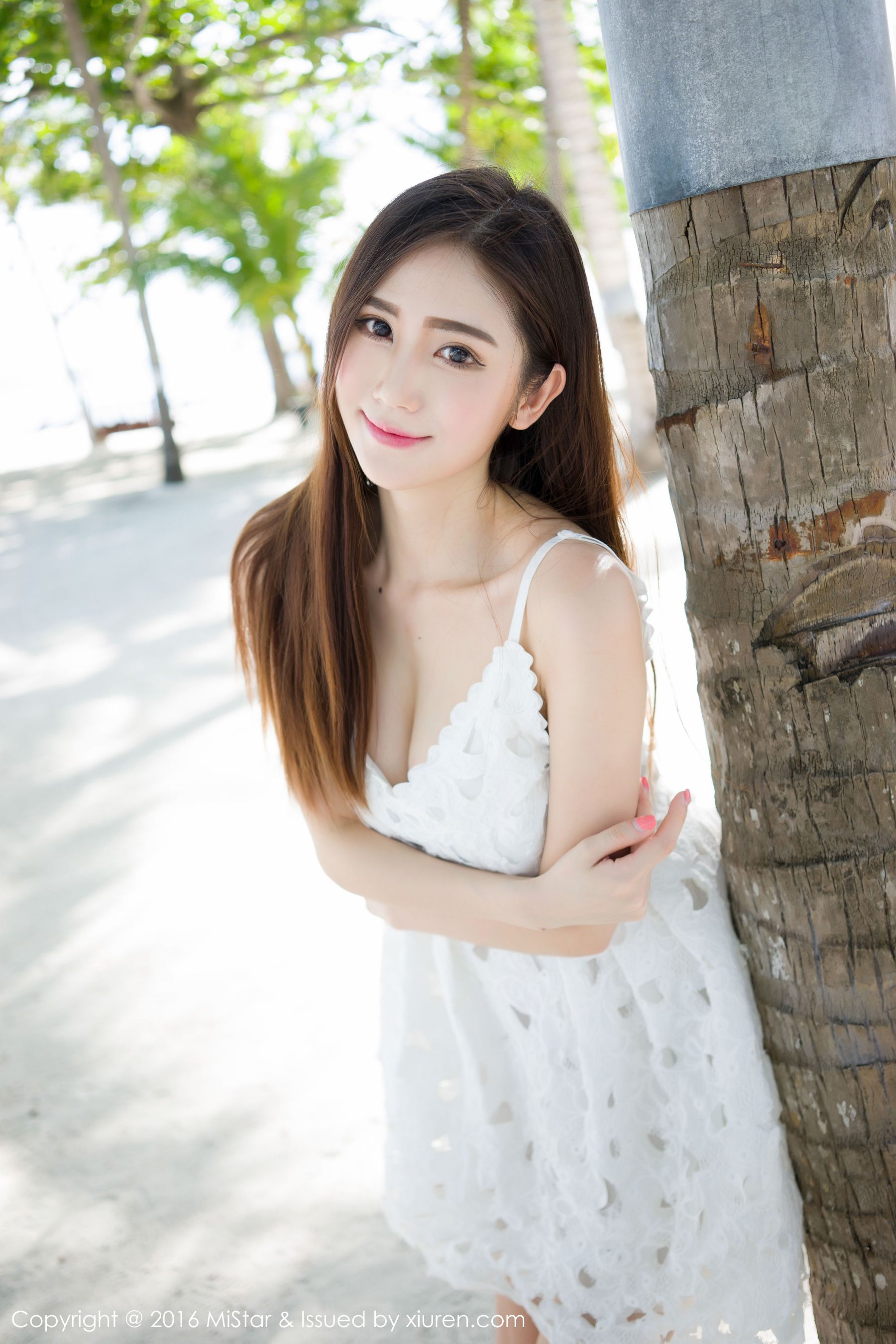 SISY思《薄荷岛旅拍》长裙+比基尼 [魅妍社MiStar] Vol.060 
