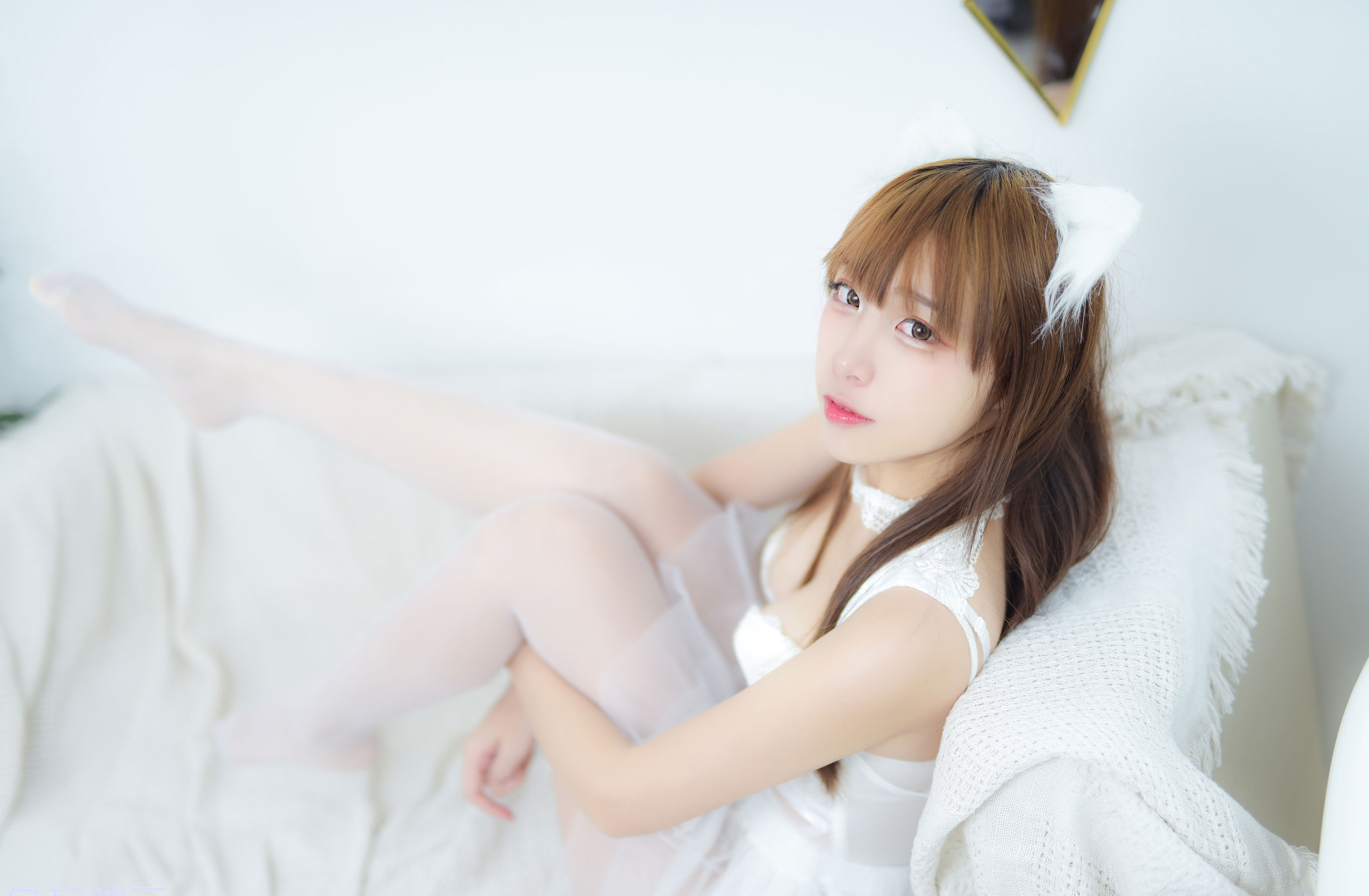 [COS福利] 人气Coser二佐Nisa - 白婚纱