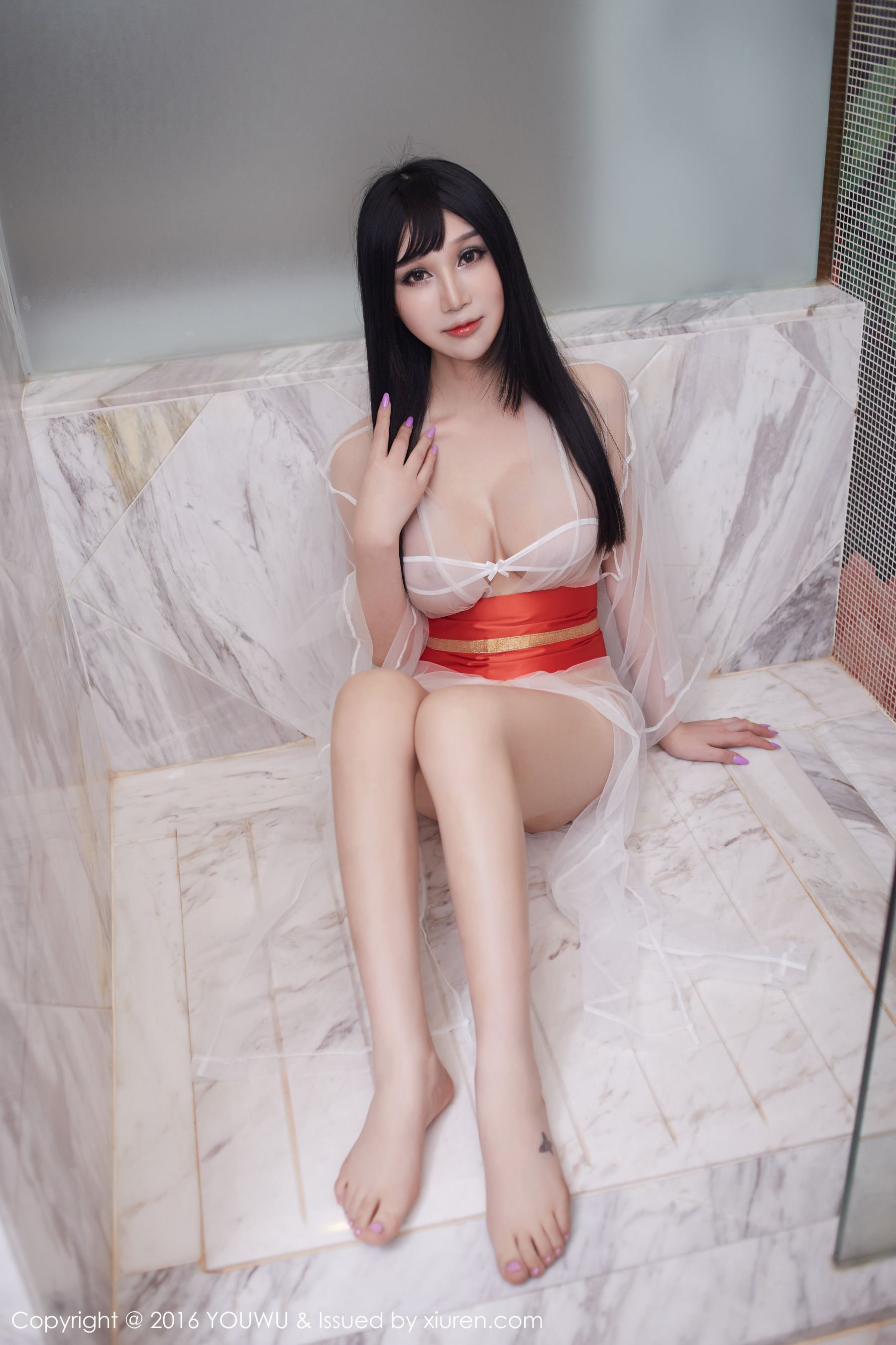李宓儿《情趣性感内衣+透视薄纱》 [尤物馆YouWu] Vol.003  